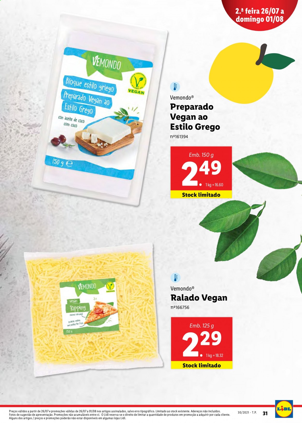 Folheto Lidl - 26.7.2021 - 1.8.2021. Página 31