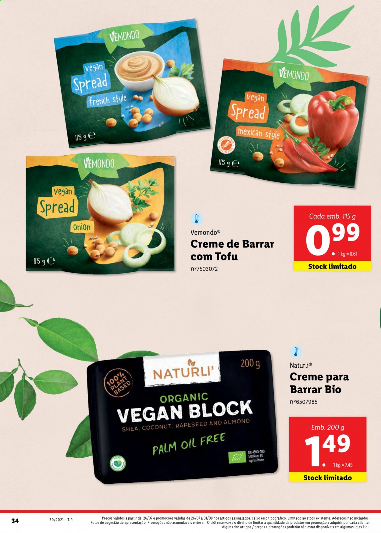 Folheto Lidl - 26.7.2021 - 1.8.2021. Página 34