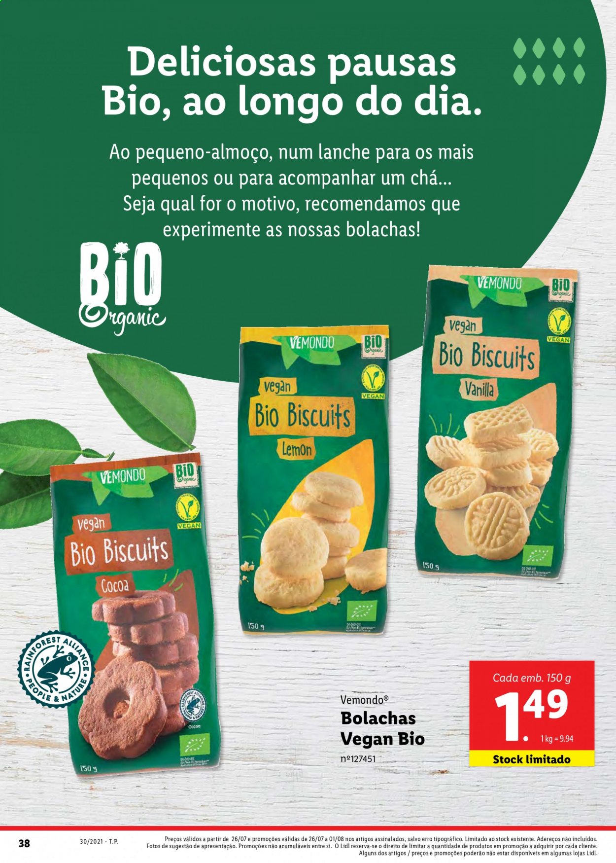 Folheto Lidl - 26.7.2021 - 1.8.2021. Página 38