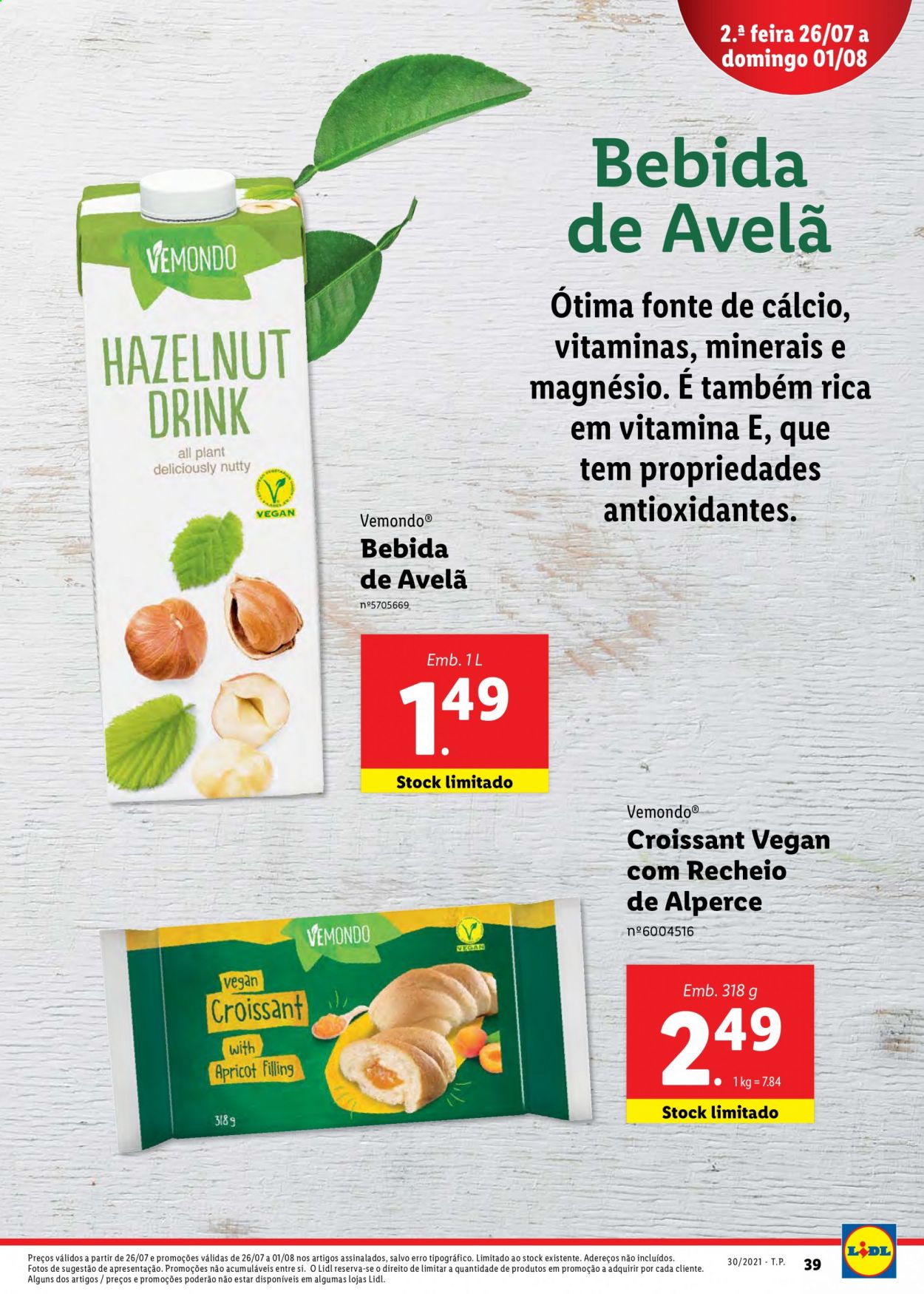 Folheto Lidl - 26.7.2021 - 1.8.2021. Página 39