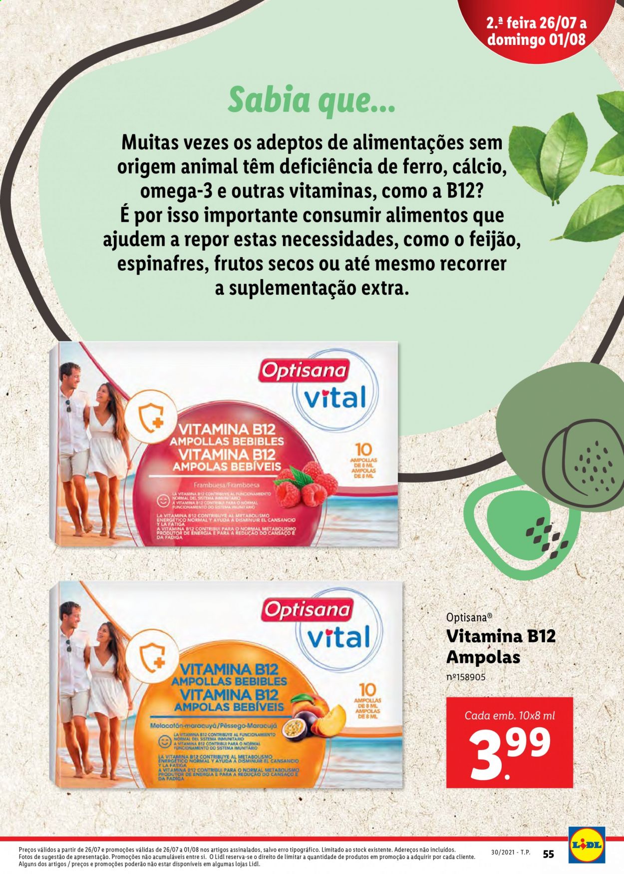 Folheto Lidl - 26.7.2021 - 1.8.2021. Página 55