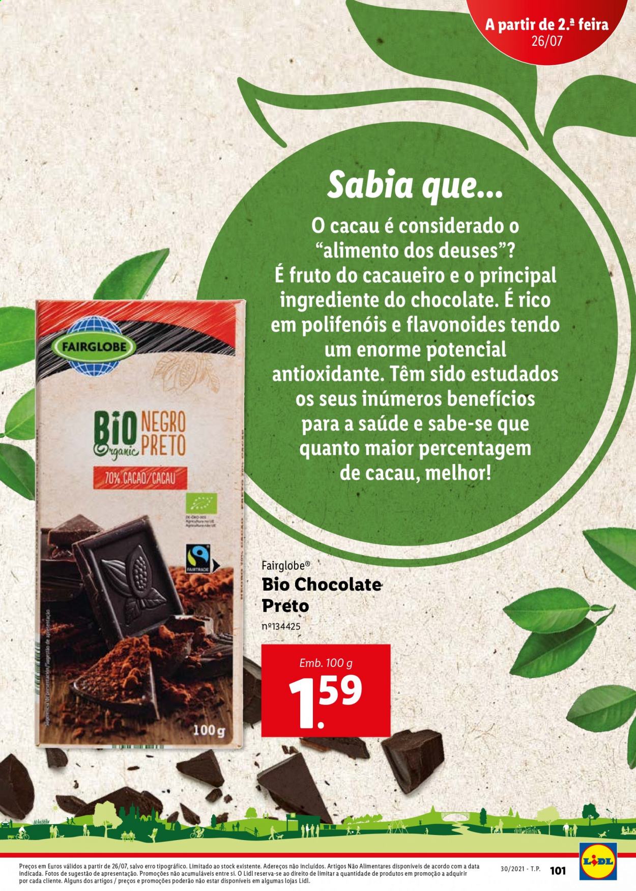 thumbnail - Folheto Lidl - Produtos em promoção - chocolate. Página 101.