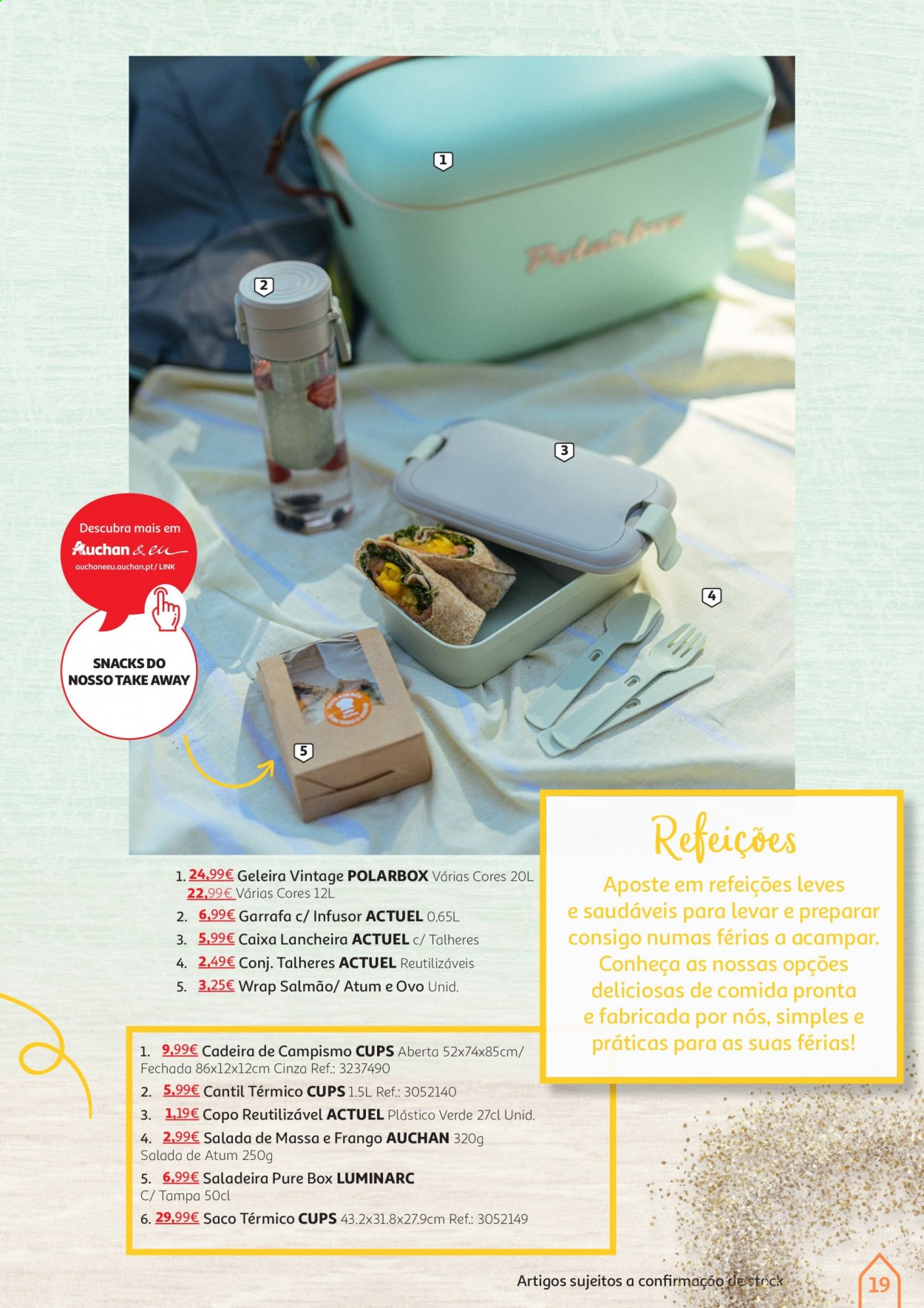 Folheto Auchan - 15.7.2021 - 31.8.2021. Página 19