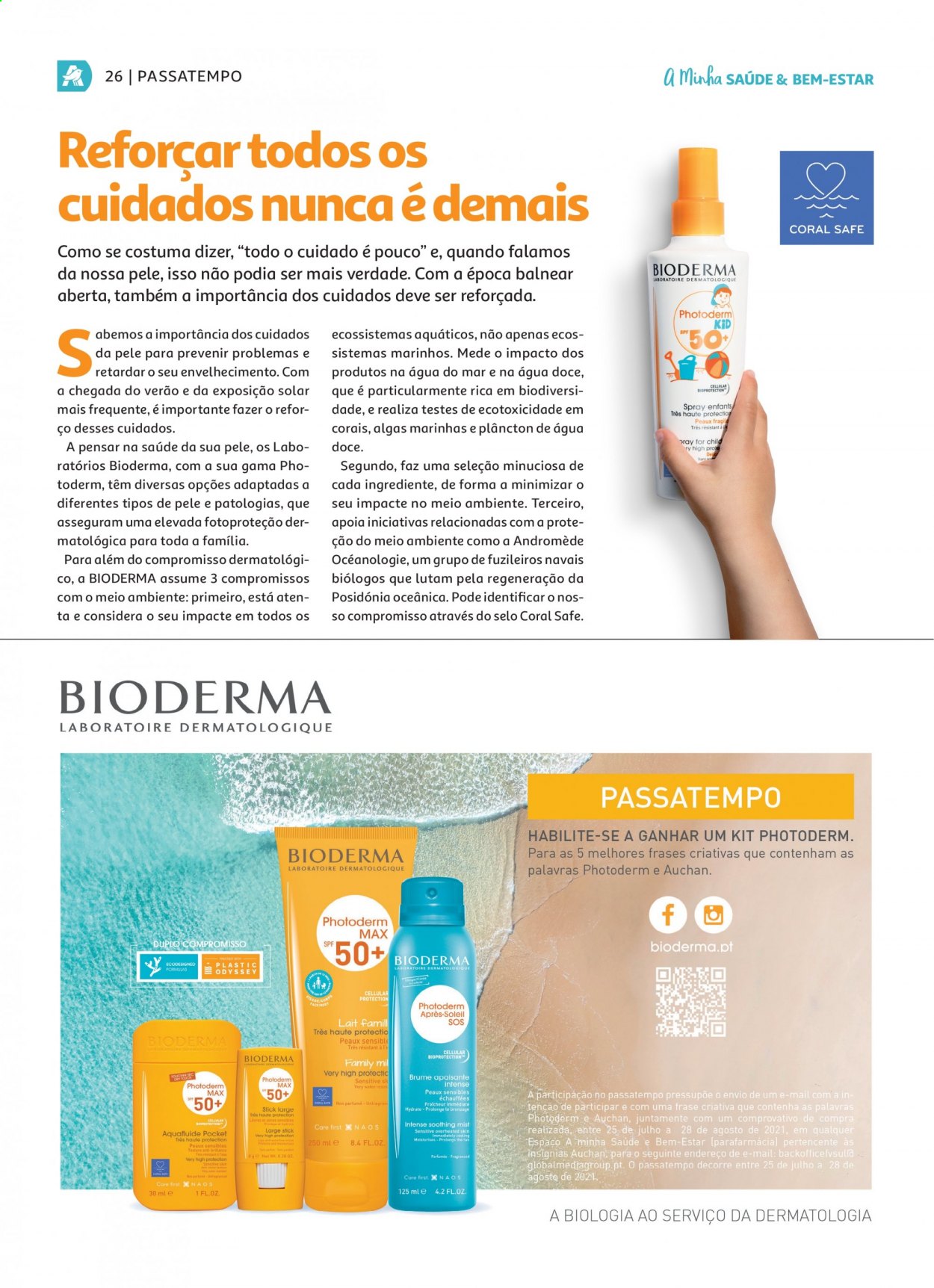 Folheto Auchan - 27.7.2021 - 22.8.2021. Página 26