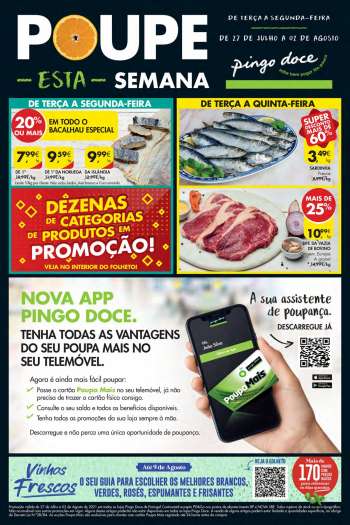 Folheto Pingo Doce - 27.7.2021 - 2.8.2021.