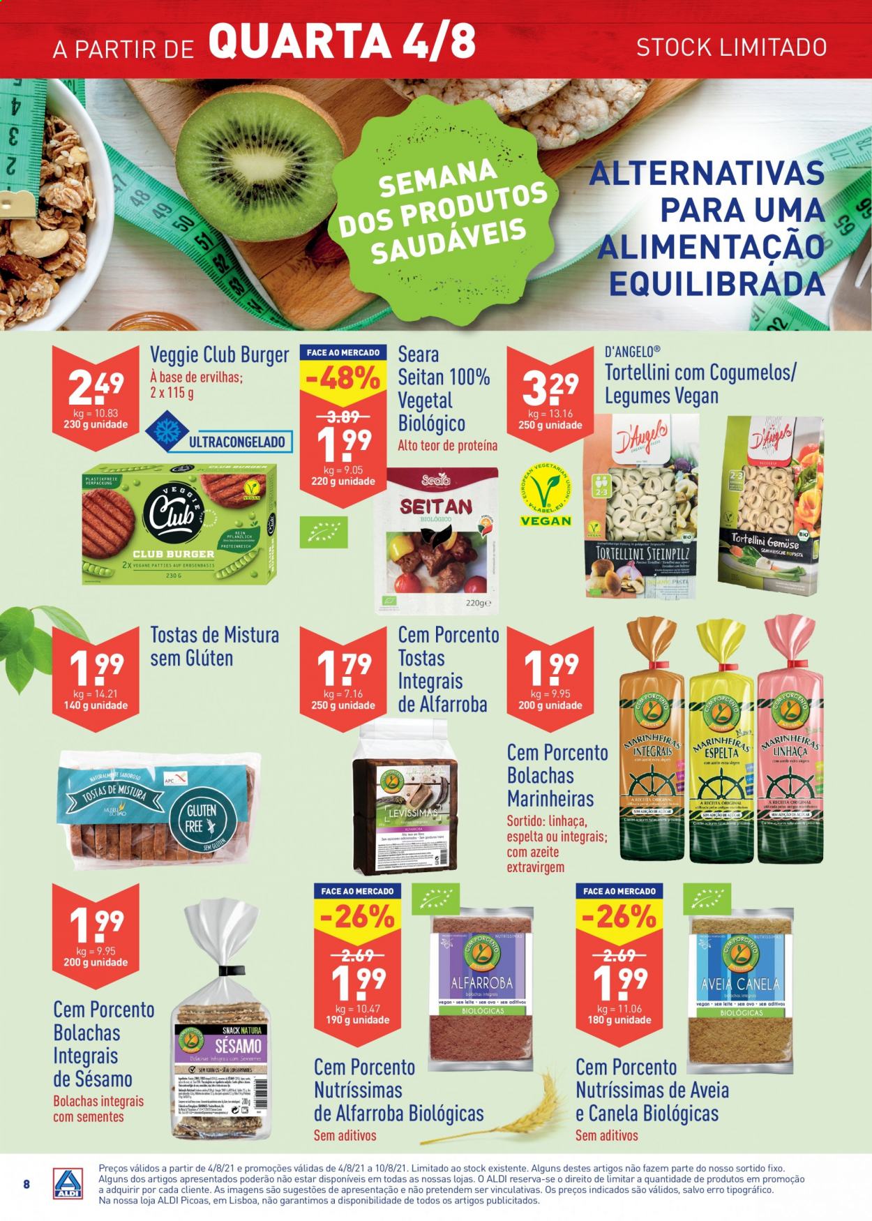 Folheto Aldi - 4.8.2021 - 10.8.2021. Página 8