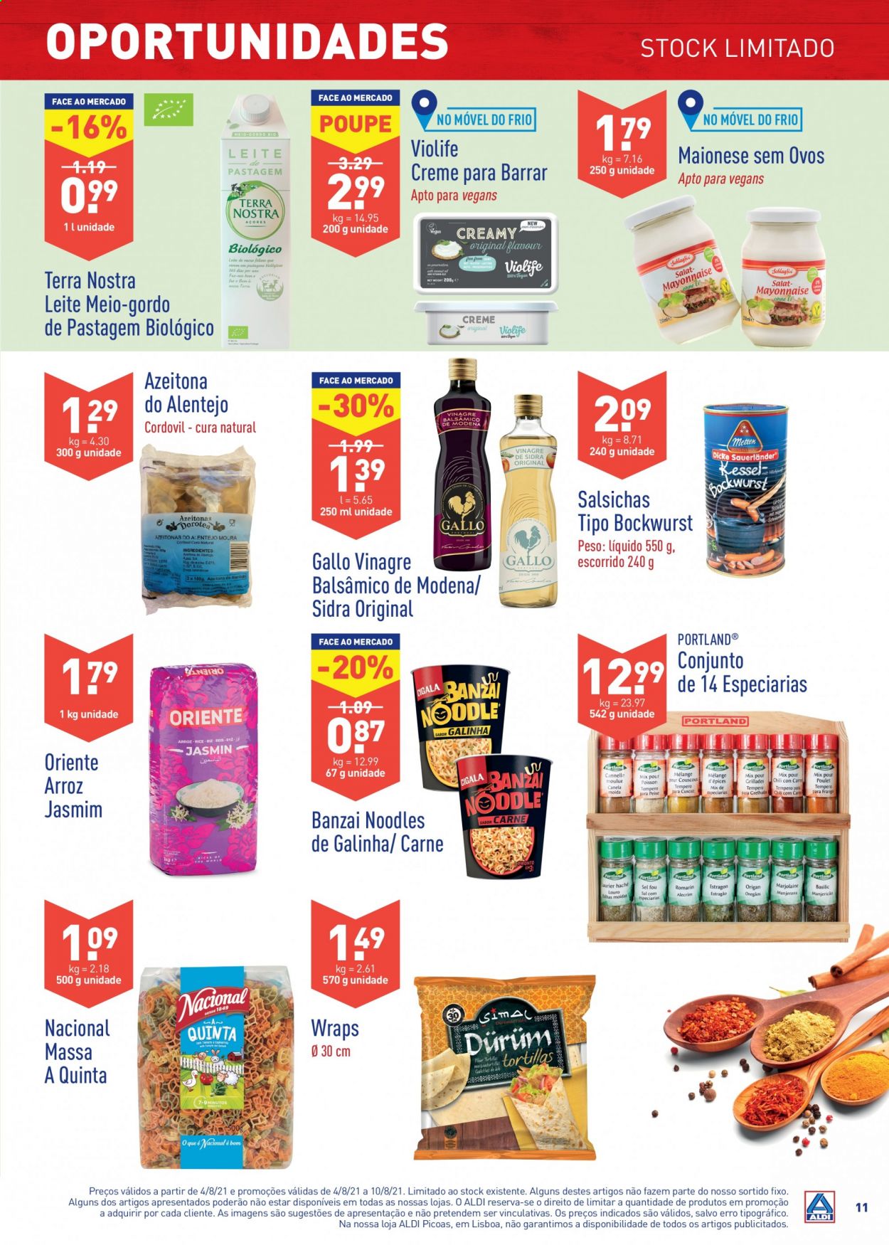 Folheto Aldi - 4.8.2021 - 10.8.2021. Página 11