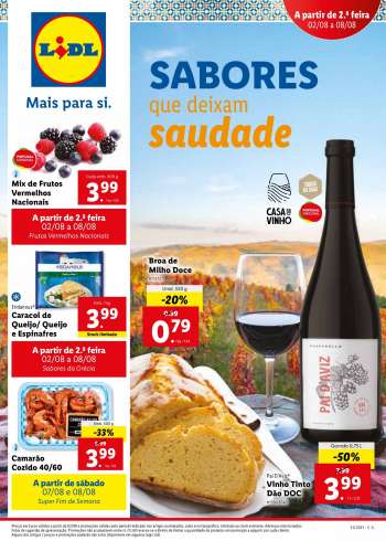Folheto Lidl - 2.8.2021 - 8.8.2021.