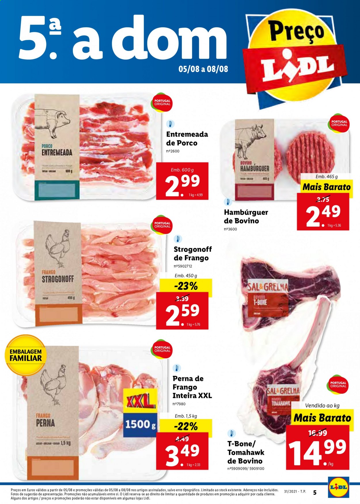 Folheto Lidl - 2.8.2021 - 8.8.2021. Página 5
