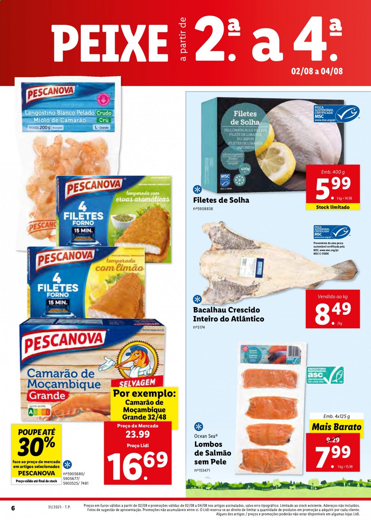 Folheto Lidl - 2.8.2021 - 8.8.2021. Página 6