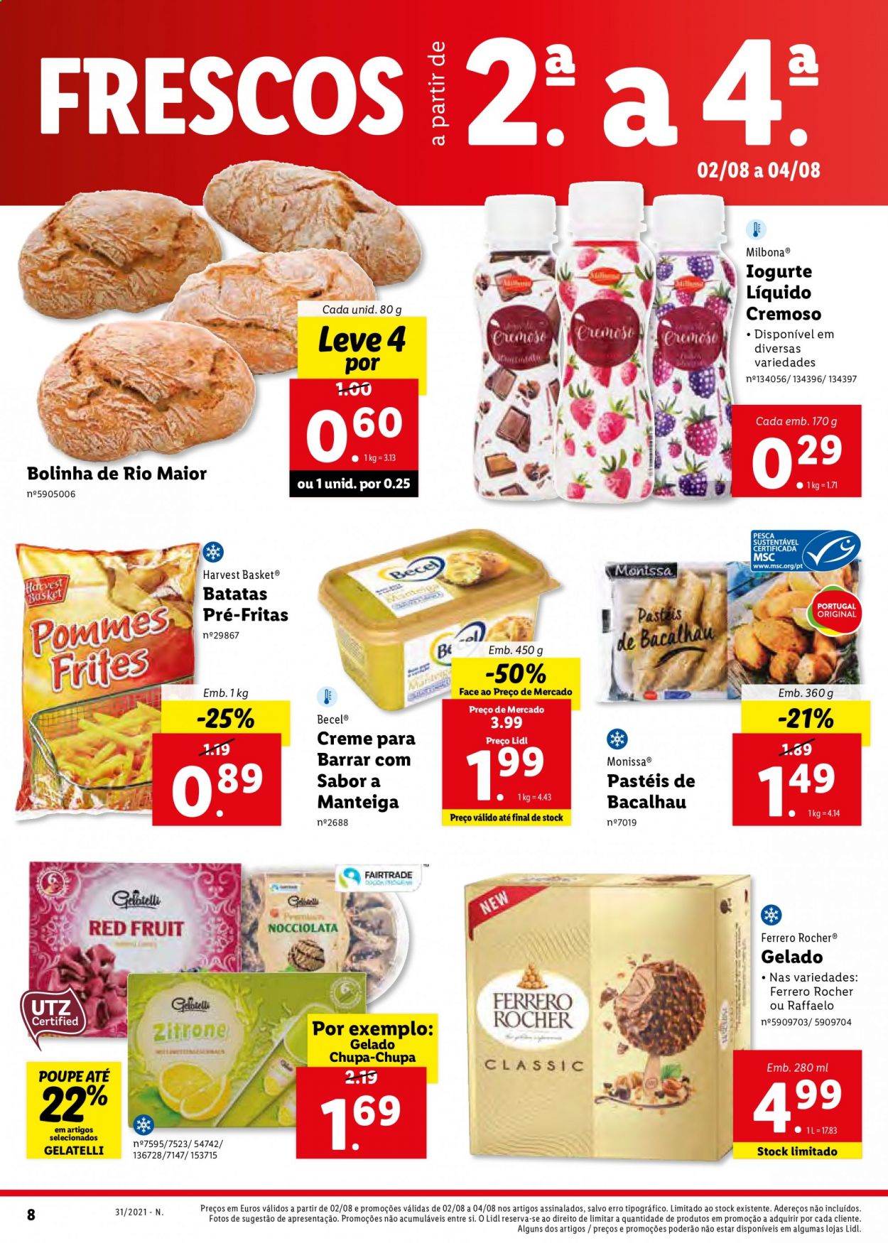 Folheto Lidl - 2.8.2021 - 8.8.2021. Página 8
