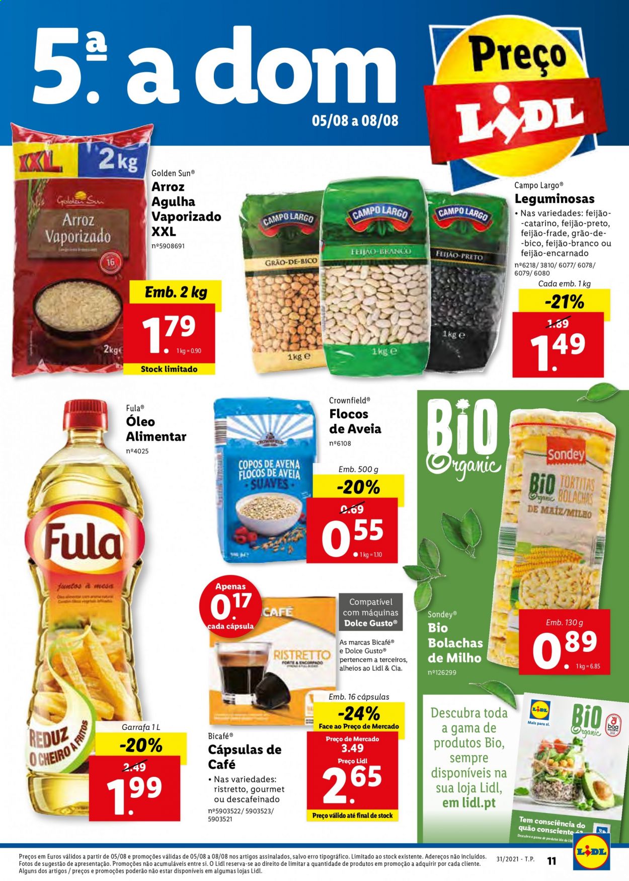 Folheto Lidl - 2.8.2021 - 8.8.2021. Página 11