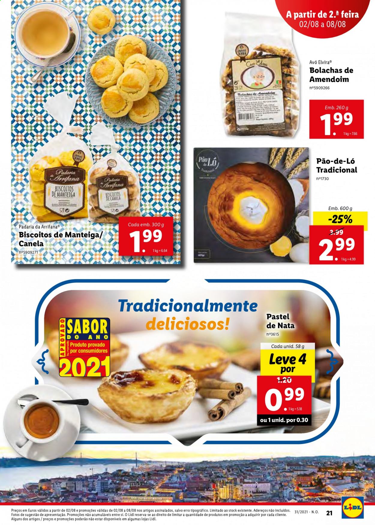 Folheto Lidl - 2.8.2021 - 8.8.2021. Página 21