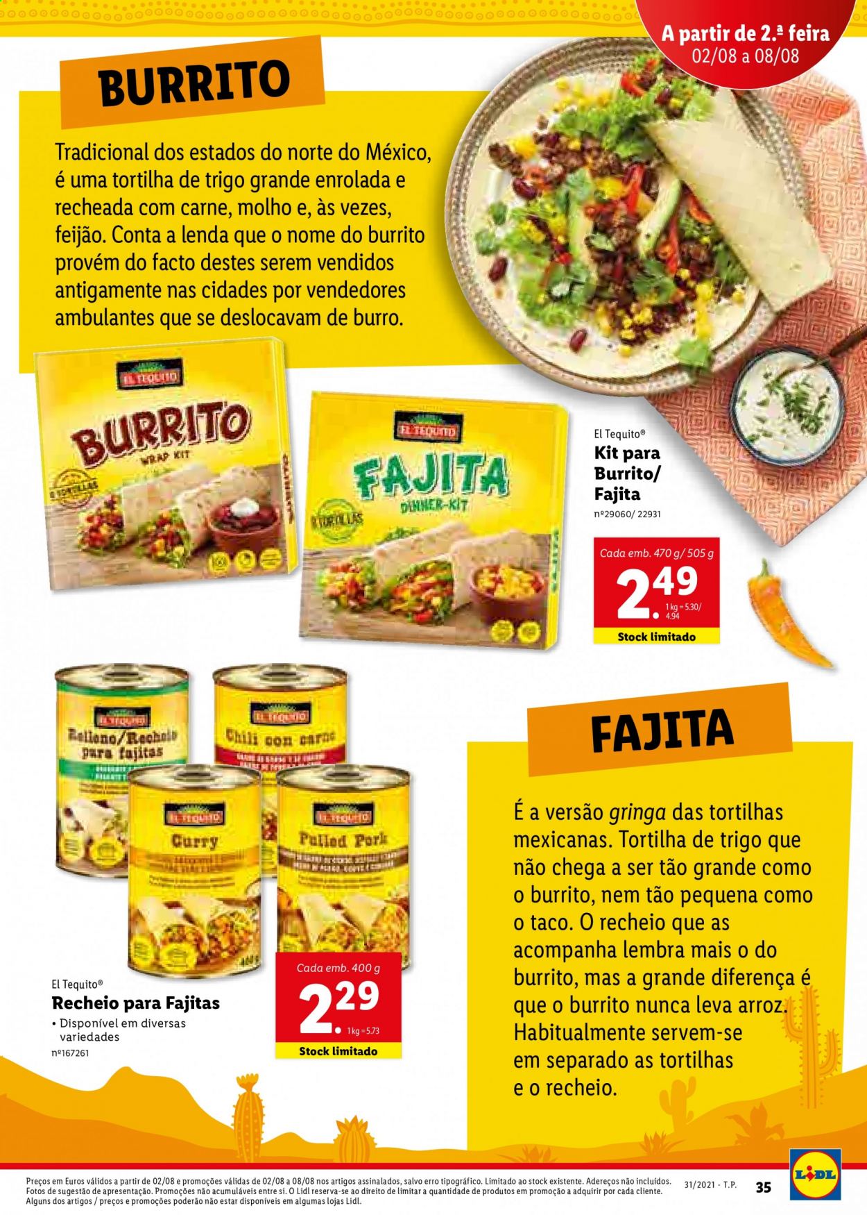 Folheto Lidl - 2.8.2021 - 8.8.2021. Página 35