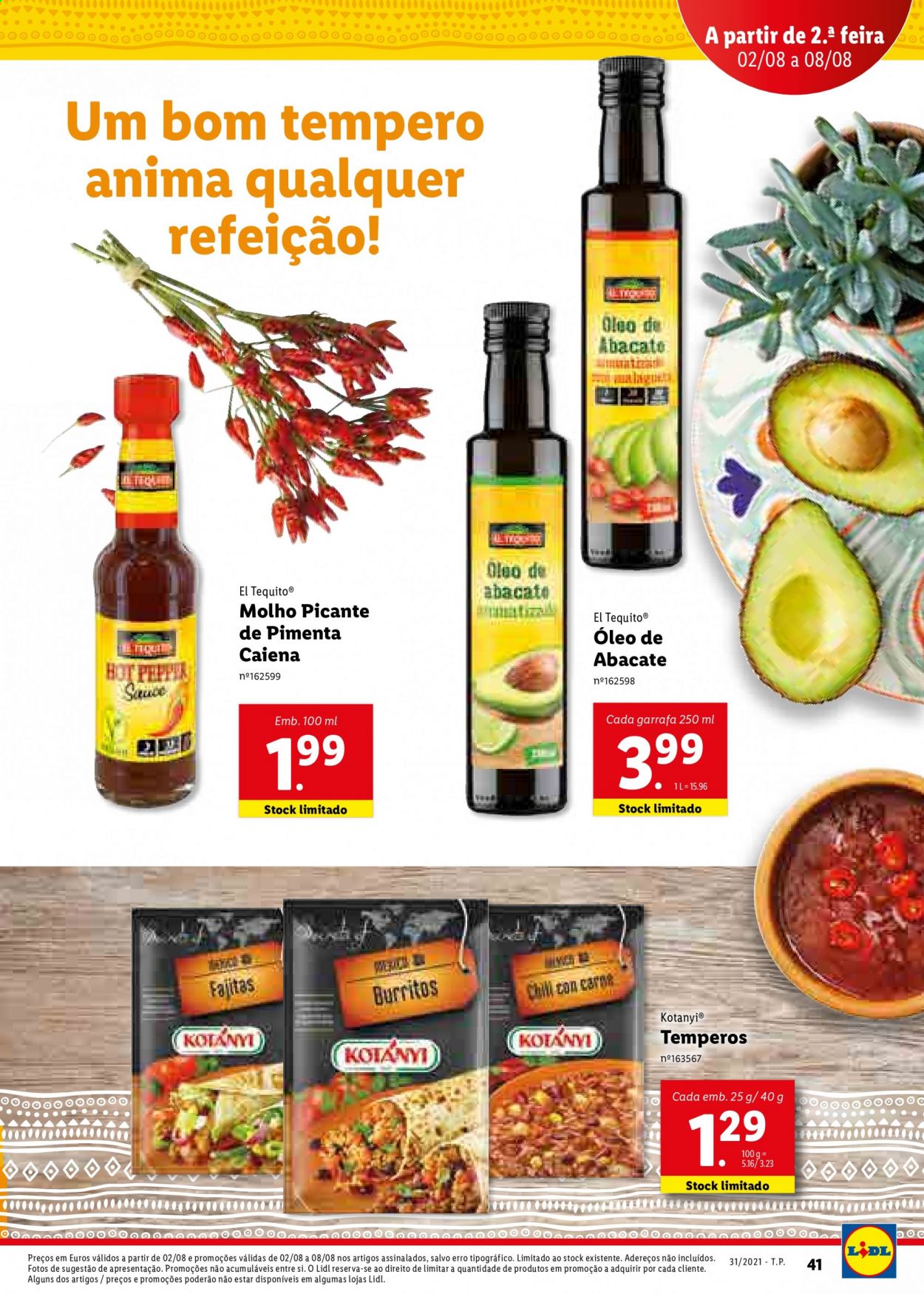 Folheto Lidl - 2.8.2021 - 8.8.2021. Página 41