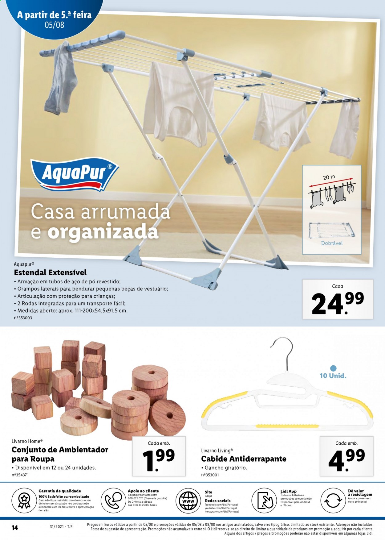 Folheto Lidl - 2.8.2021 - 8.8.2021. Página 64