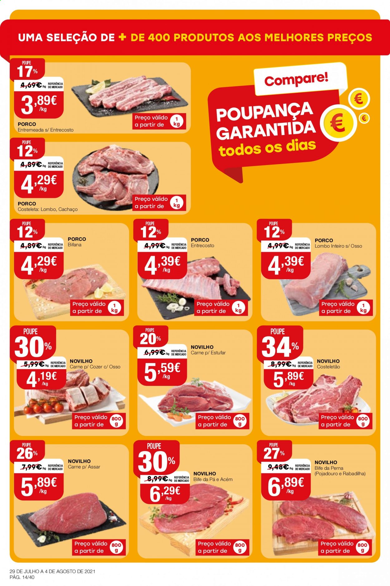 Folheto Intermarché - 29.7.2021 - 4.8.2021. Página 14