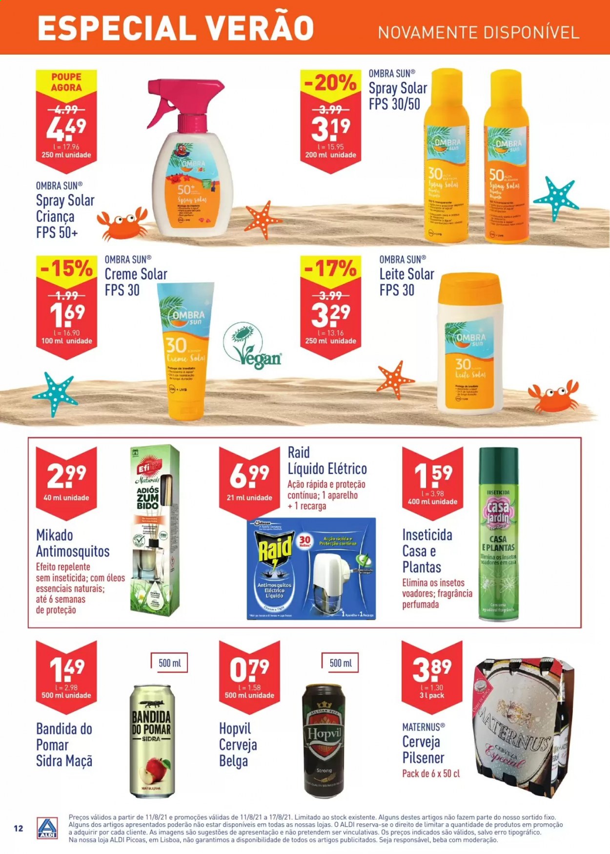 Folheto Aldi - 11.8.2021 - 17.8.2021. Página 12