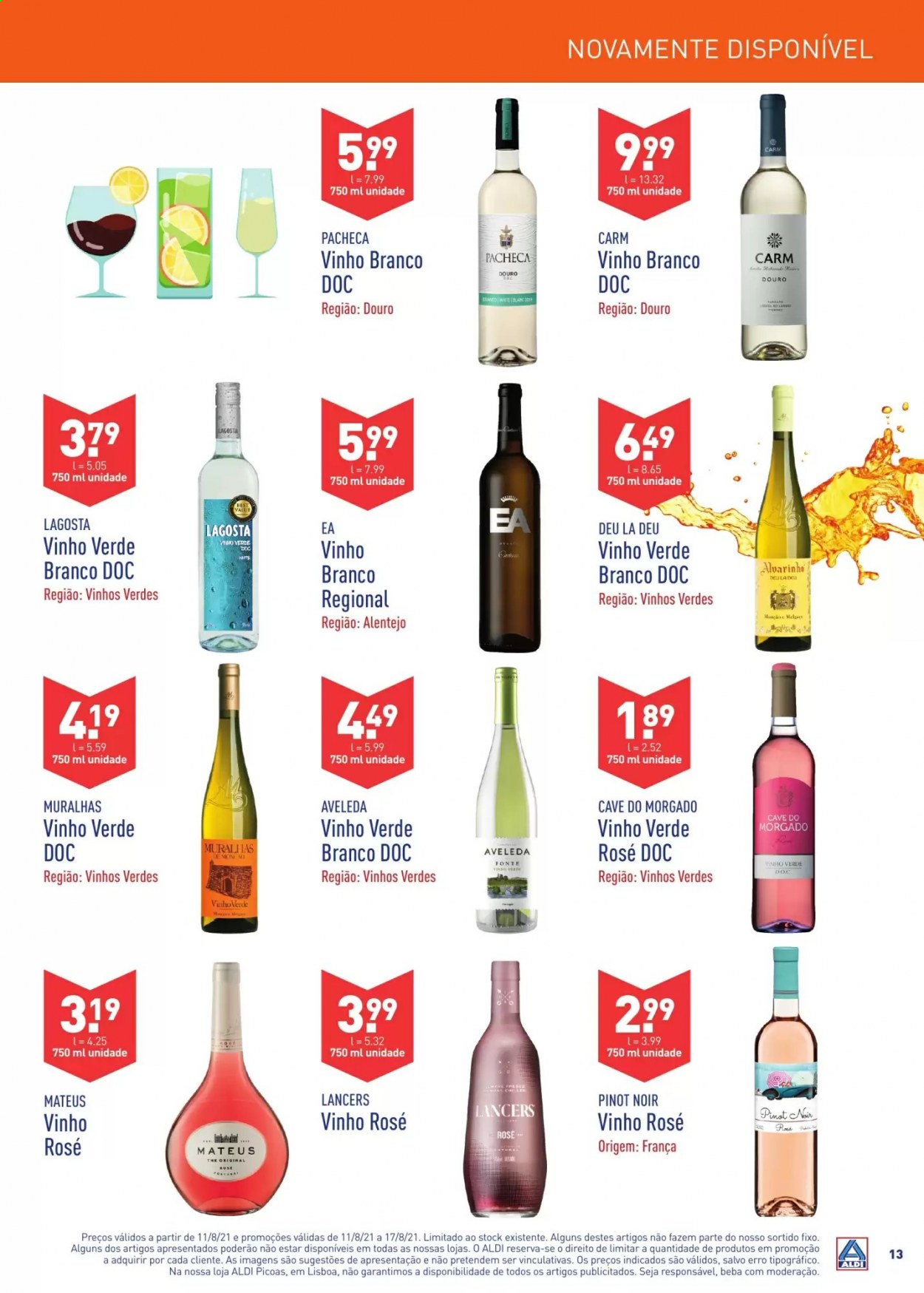 Folheto Aldi - 11.8.2021 - 17.8.2021. Página 13