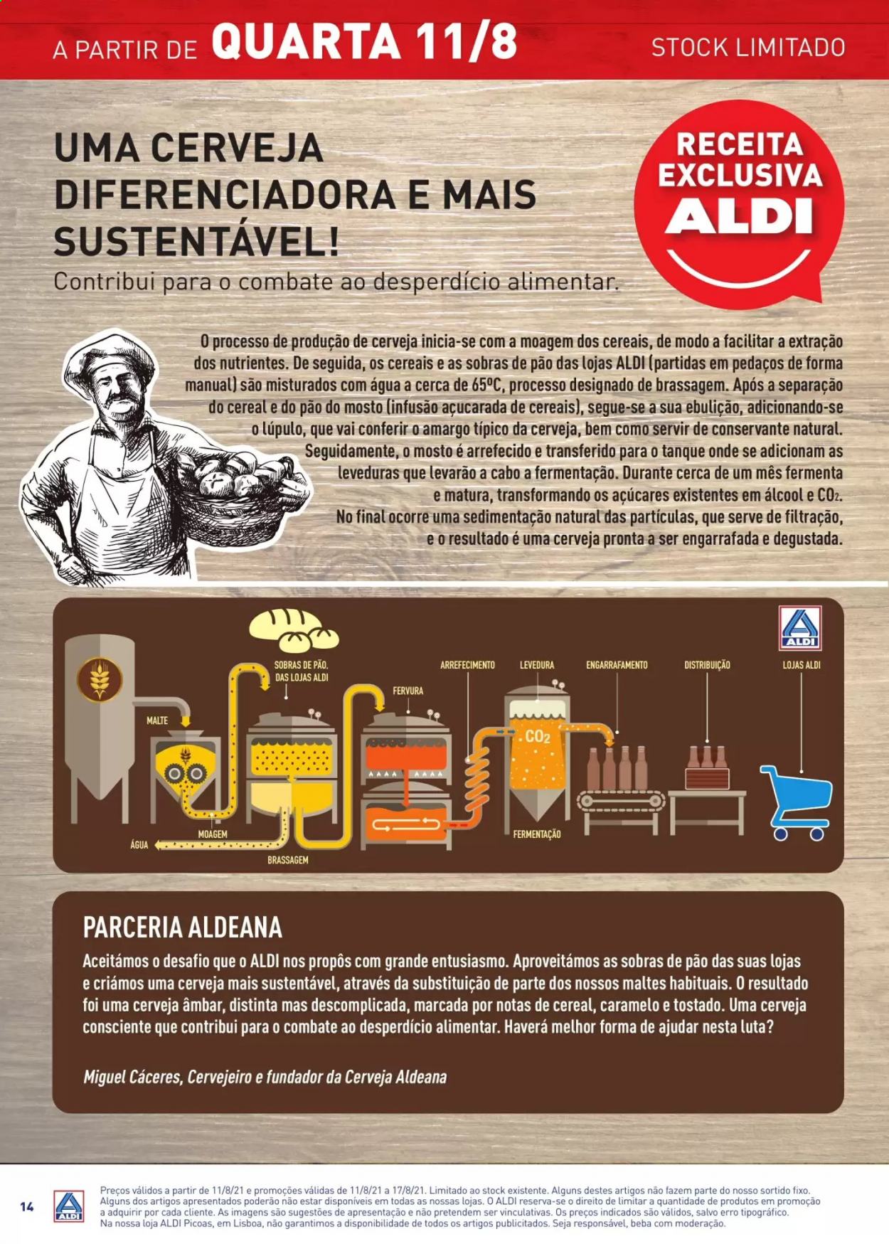 Folheto Aldi - 11.8.2021 - 17.8.2021. Página 14