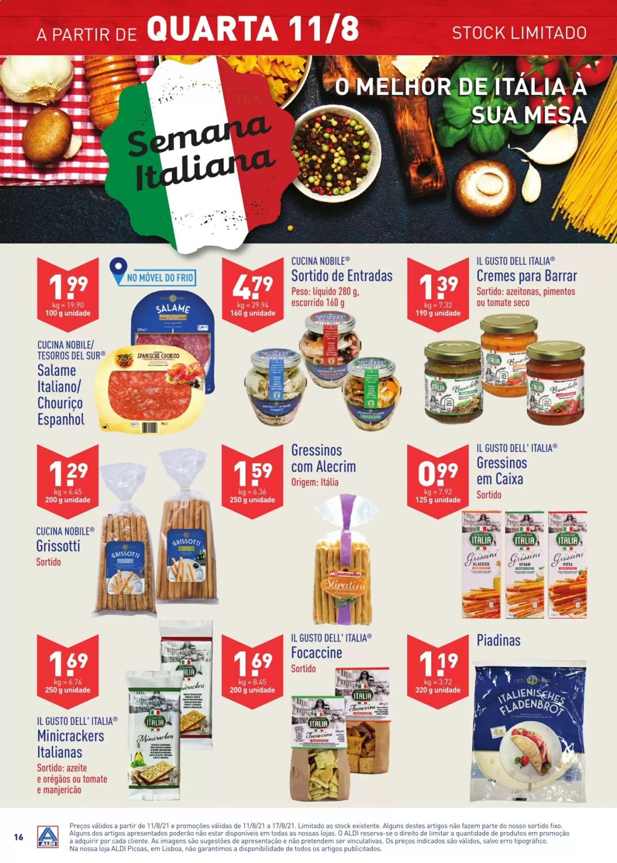 Folheto Aldi - 11.8.2021 - 17.8.2021. Página 16
