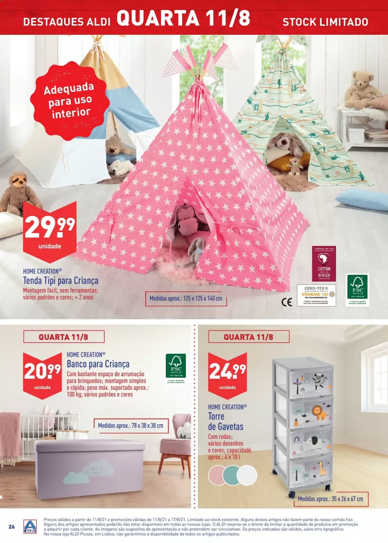Folheto Aldi - 11.8.2021 - 17.8.2021. Página 26