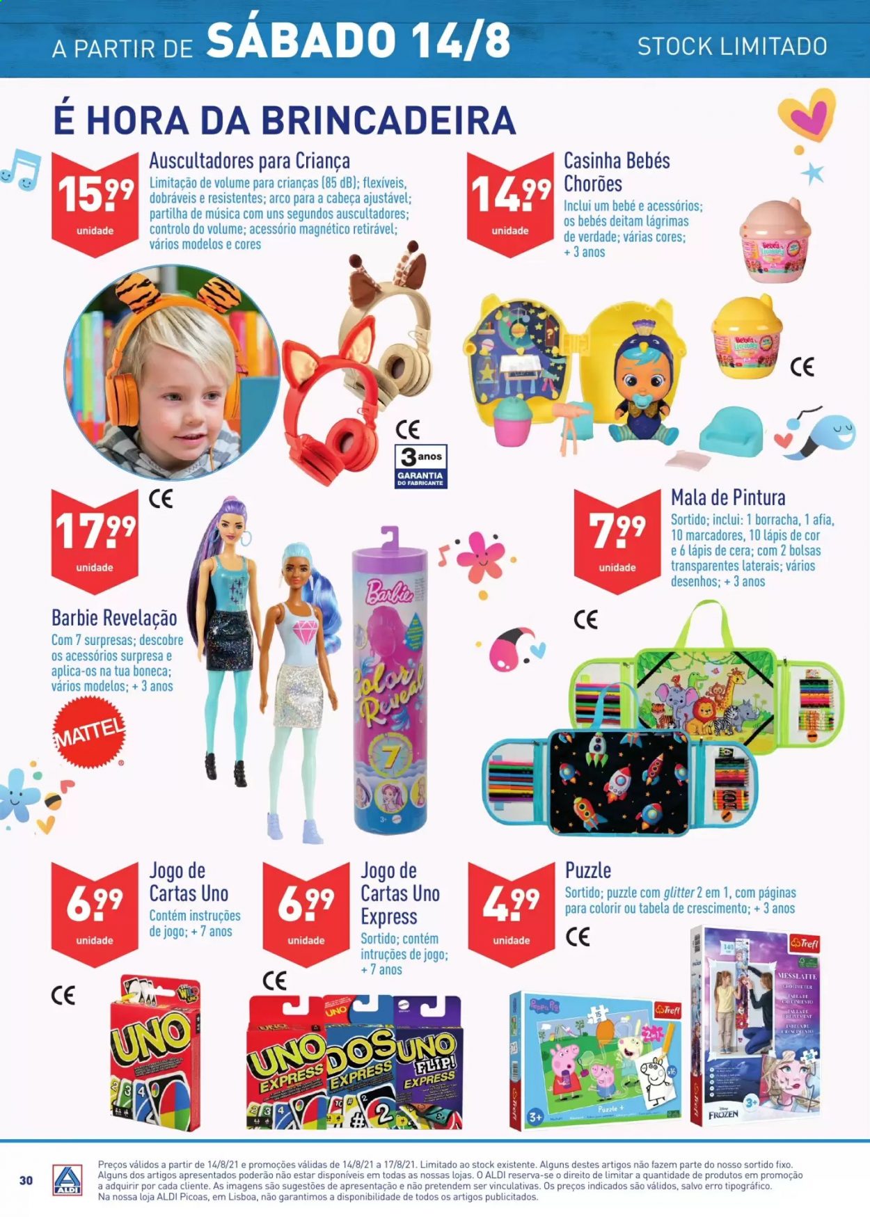 Folheto Aldi - 11.8.2021 - 17.8.2021. Página 30