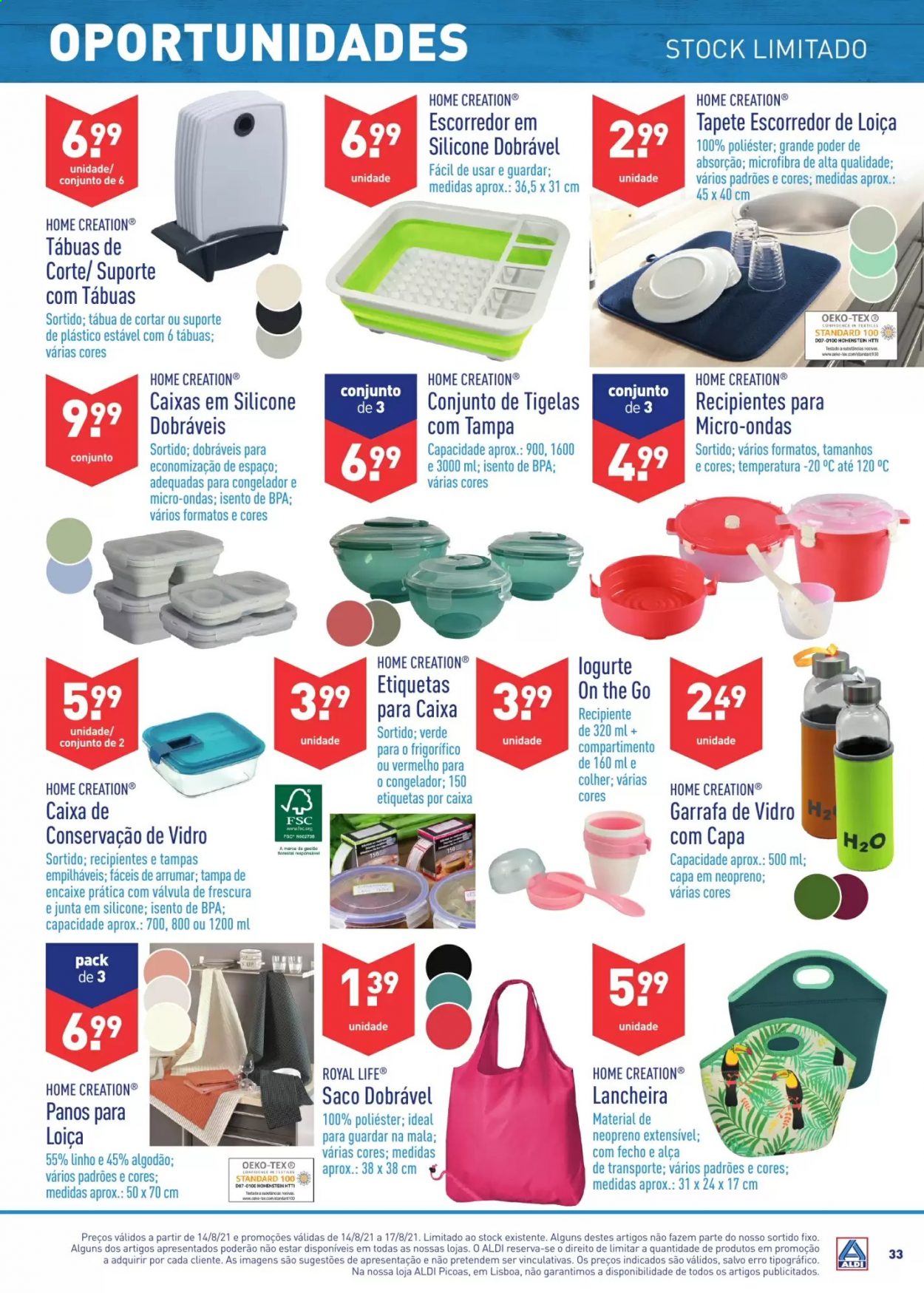 Folheto Aldi - 11.8.2021 - 17.8.2021. Página 33