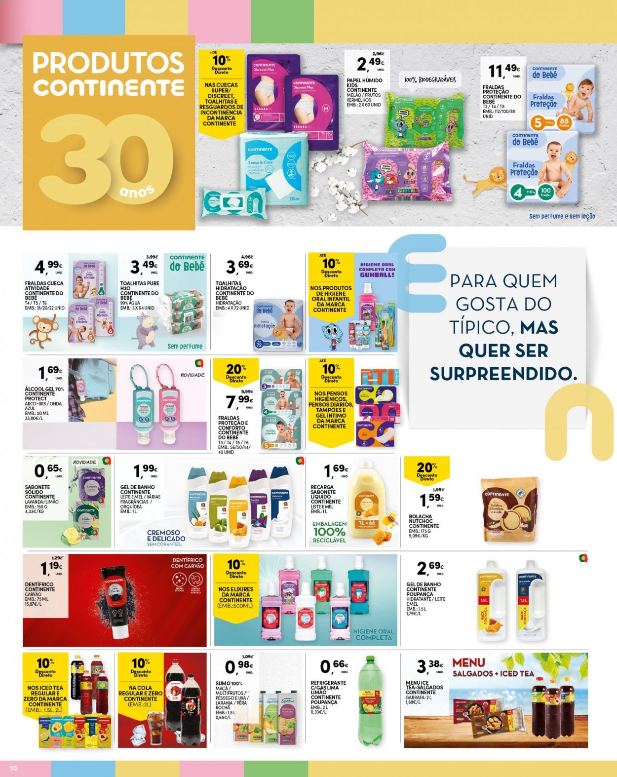 Folheto Continente Modelo - 3.8.2021 - 9.8.2021. Página 10