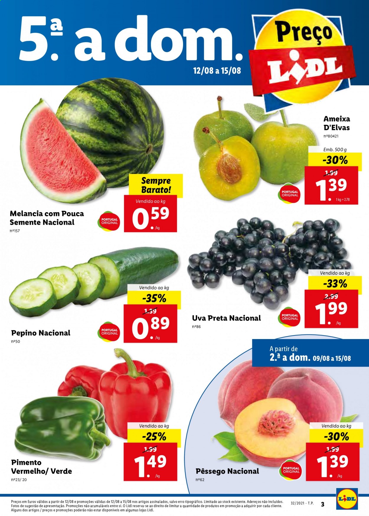 Folheto Lidl - 9.8.2021 - 15.8.2021. Página 3