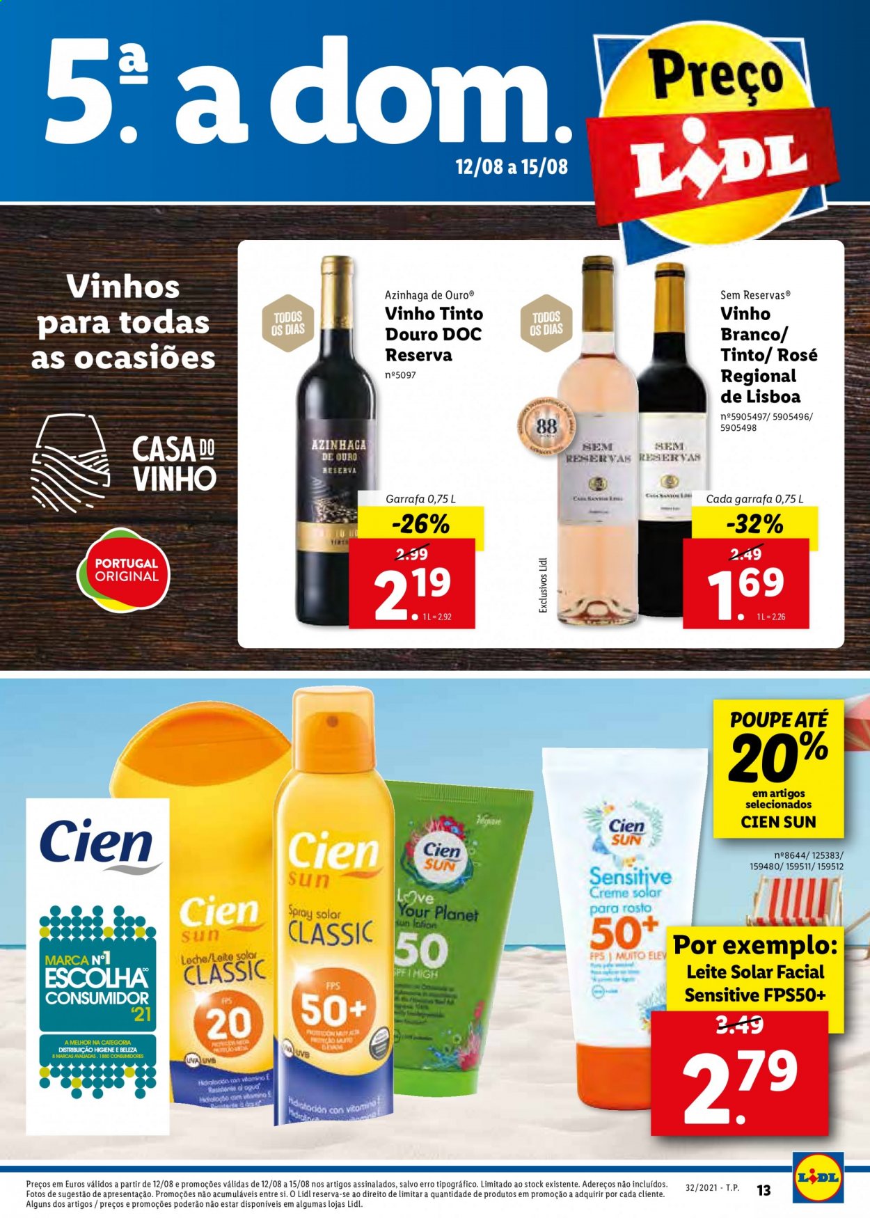 Folheto Lidl - 9.8.2021 - 15.8.2021. Página 13