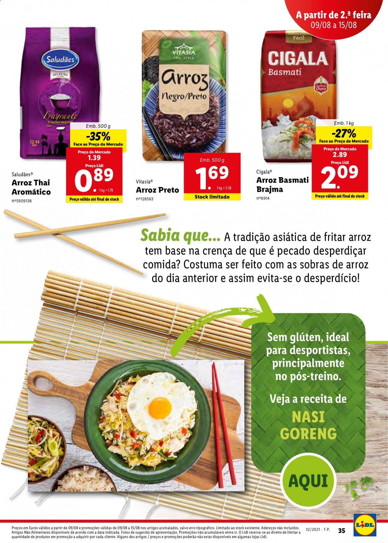 Folheto Lidl - 9.8.2021 - 15.8.2021. Página 35