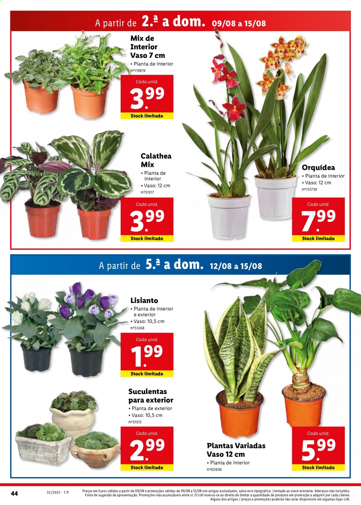 Folheto Lidl - 9.8.2021 - 15.8.2021. Página 44