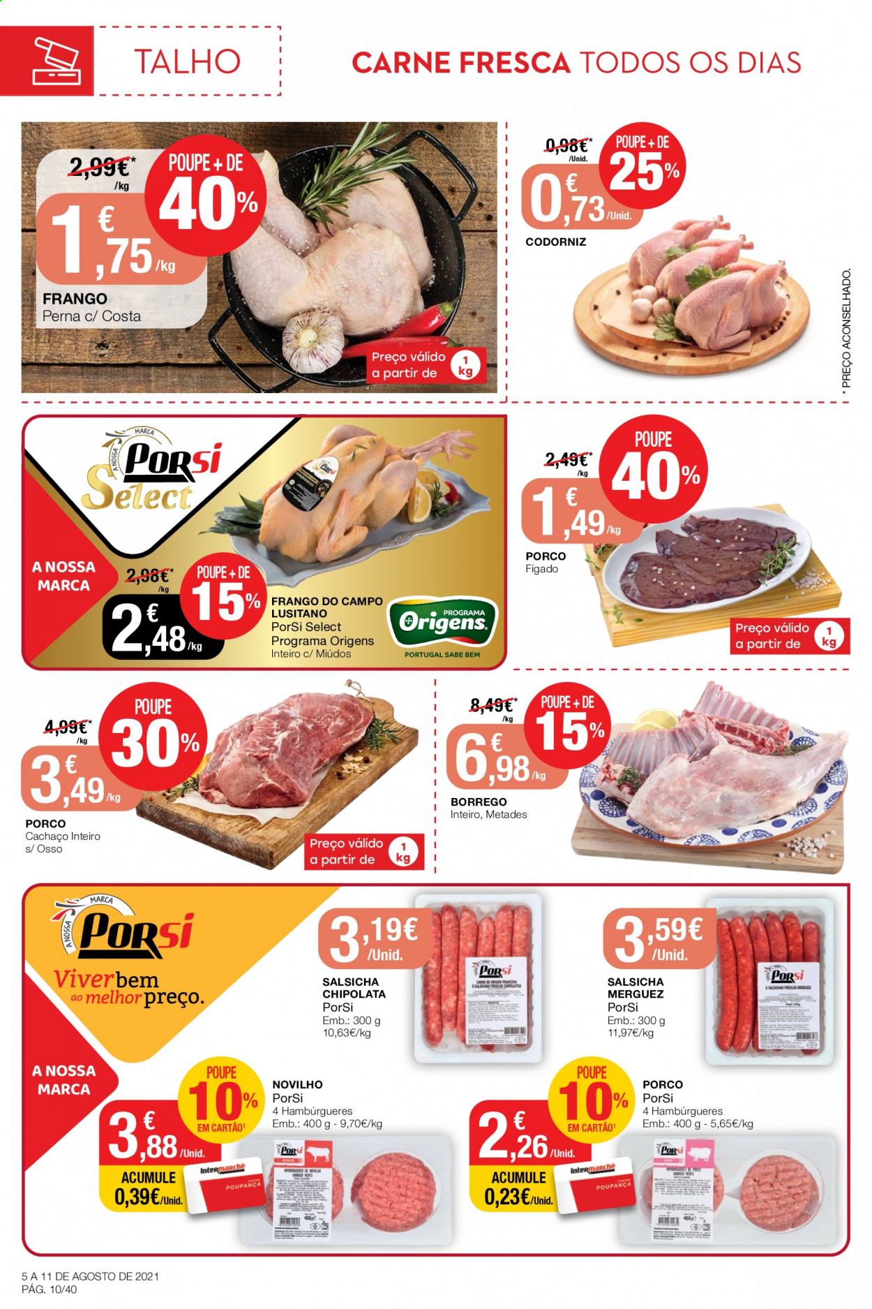 Folheto Intermarché - 5.8.2021 - 11.8.2021. Página 10