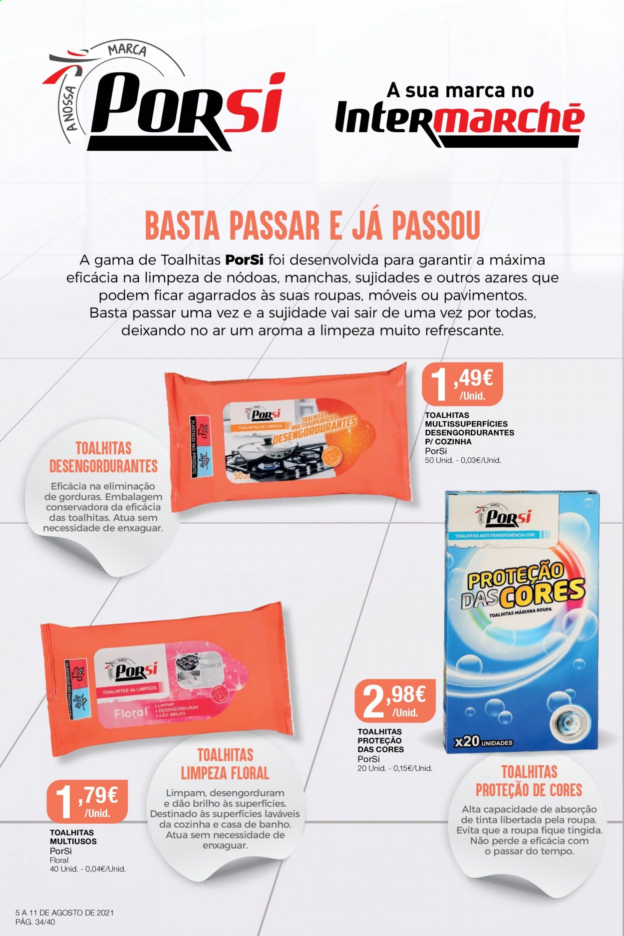 Folheto Intermarché - 5.8.2021 - 11.8.2021. Página 34