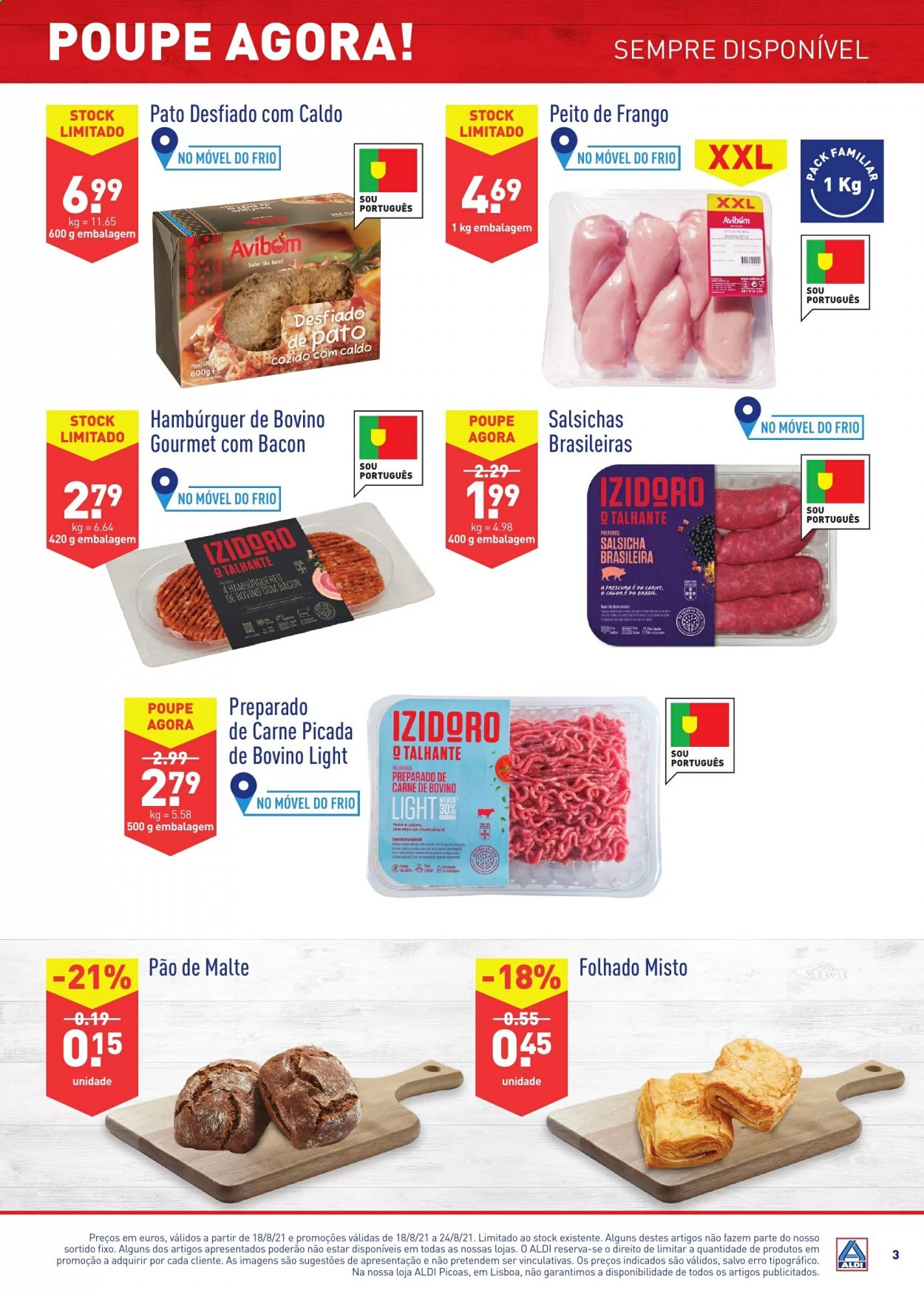 Folheto Aldi - 18.8.2021 - 24.8.2021. Página 3
