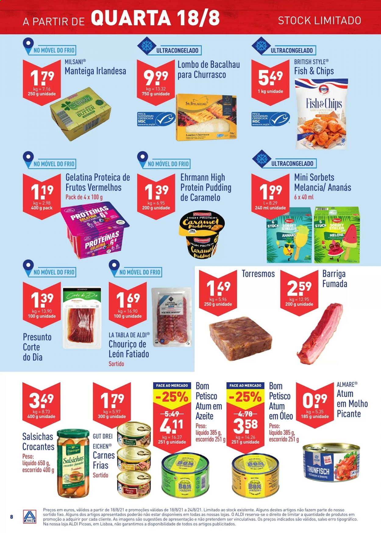 Folheto Aldi - 18.8.2021 - 24.8.2021. Página 8