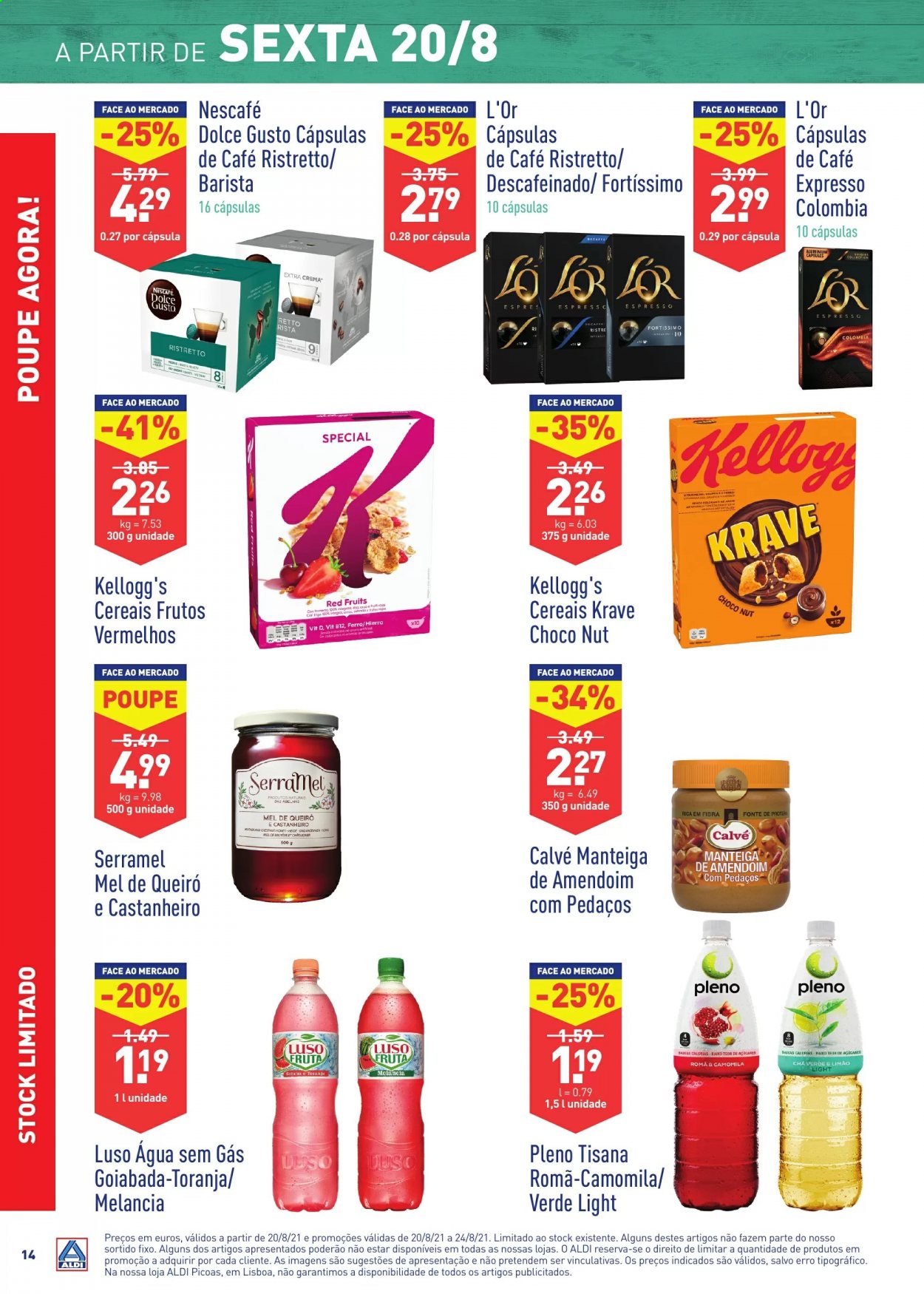 Folheto Aldi - 18.8.2021 - 24.8.2021. Página 14