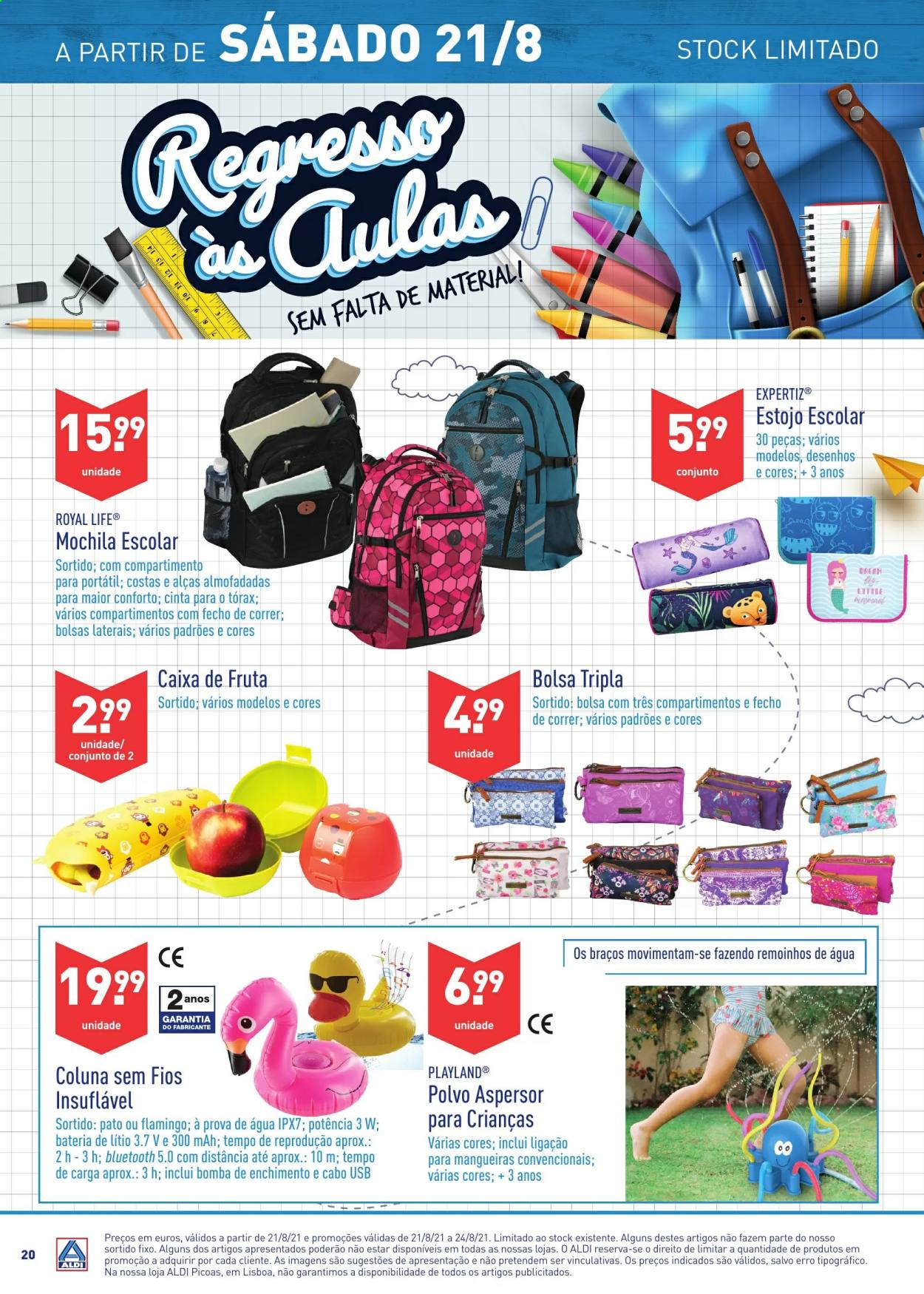 Folheto Aldi - 18.8.2021 - 24.8.2021. Página 20