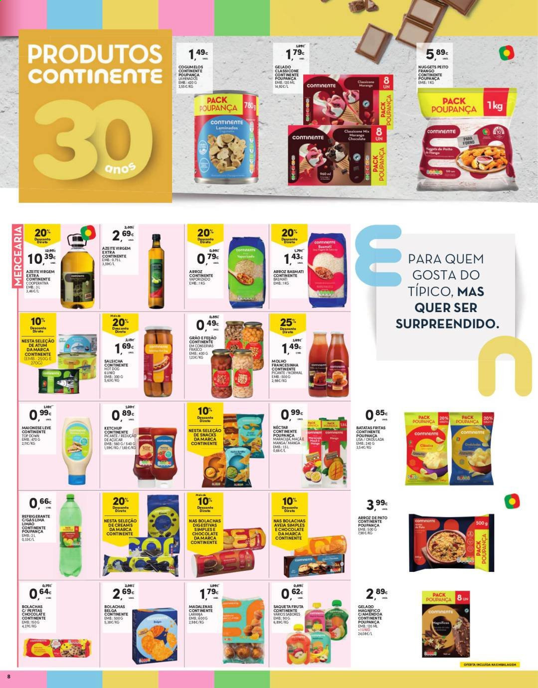 Folheto Continente Bom Dia - 10.8.2021 - 16.8.2021. Página 8