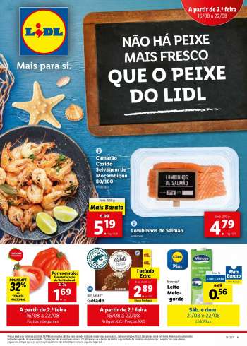 Folheto Lidl - 16.8.2021 - 22.8.2021.