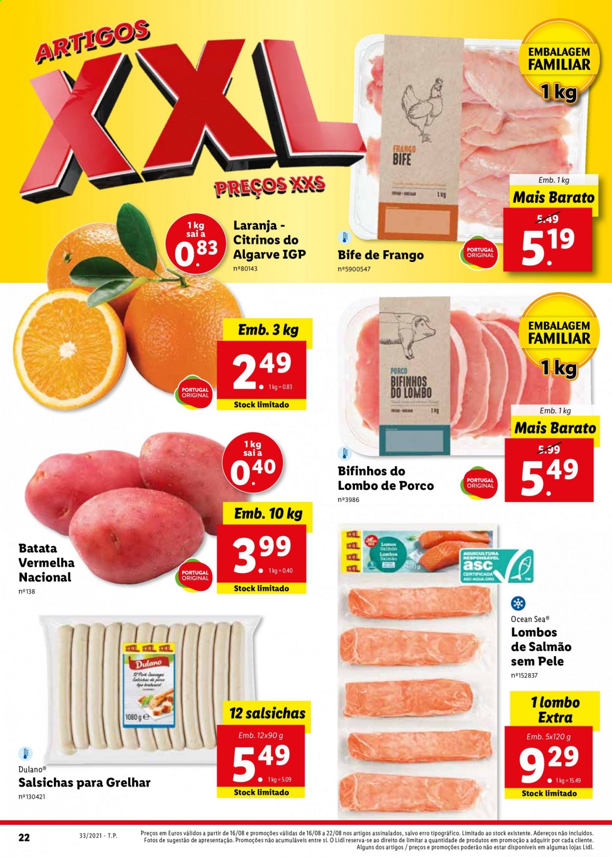 Folheto Lidl - 16.8.2021 - 22.8.2021. Página 22