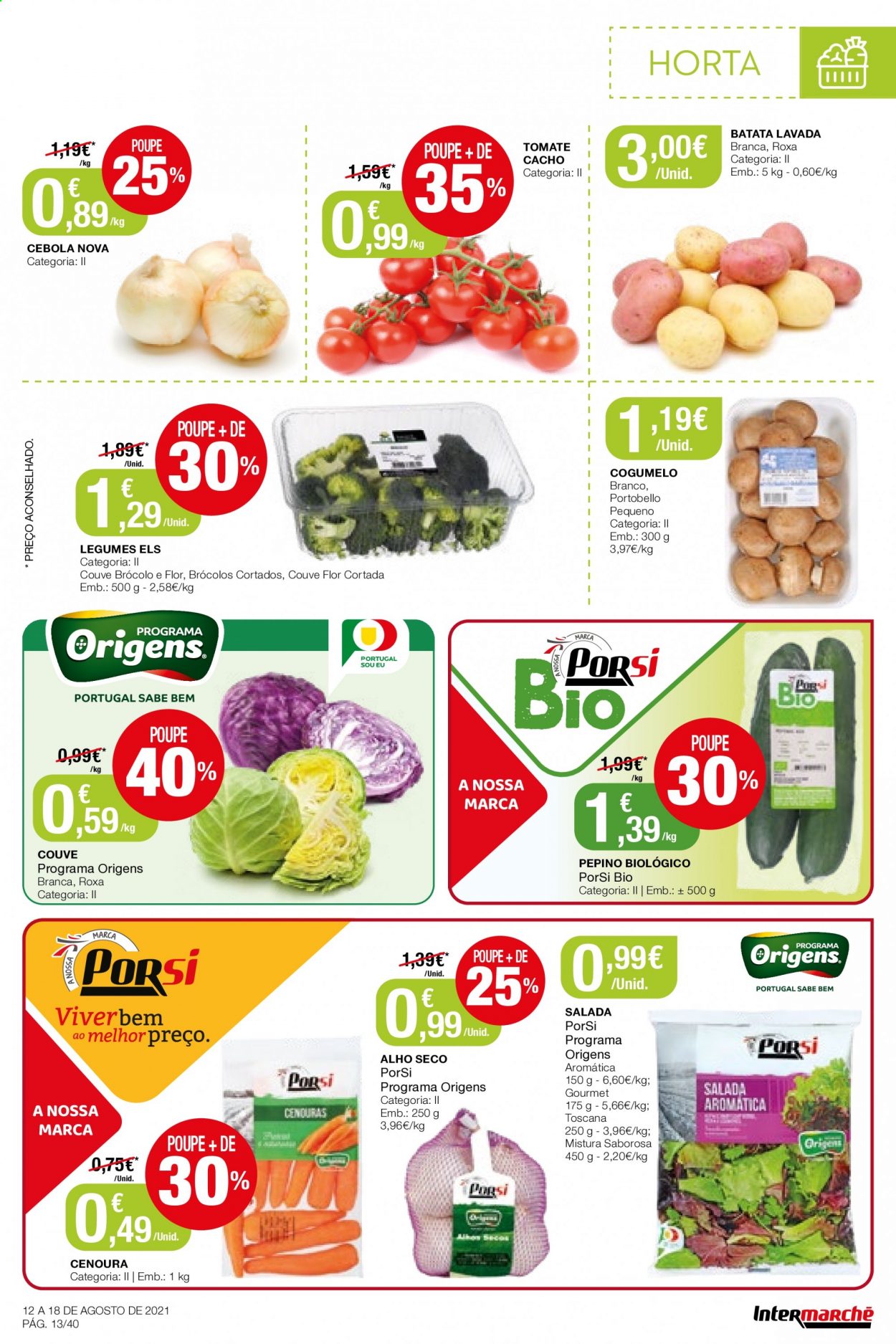 Folheto Intermarché - 12.8.2021 - 18.8.2021. Página 13