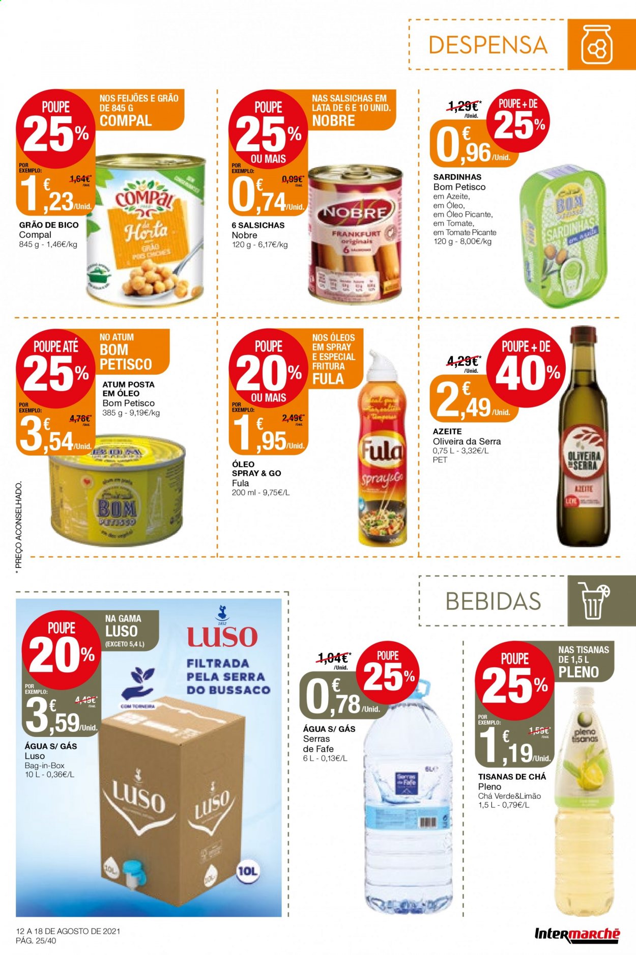 Folheto Intermarché - 12.8.2021 - 18.8.2021. Página 25