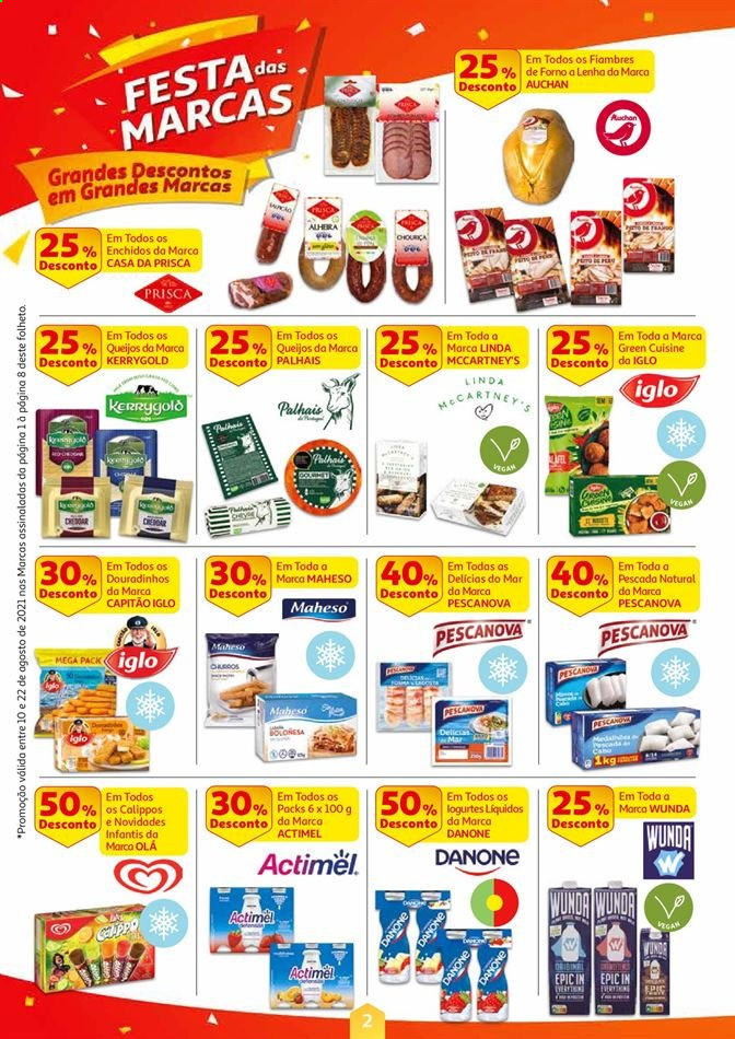 Folheto Auchan - 10.8.2021 - 22.8.2021. Página 2