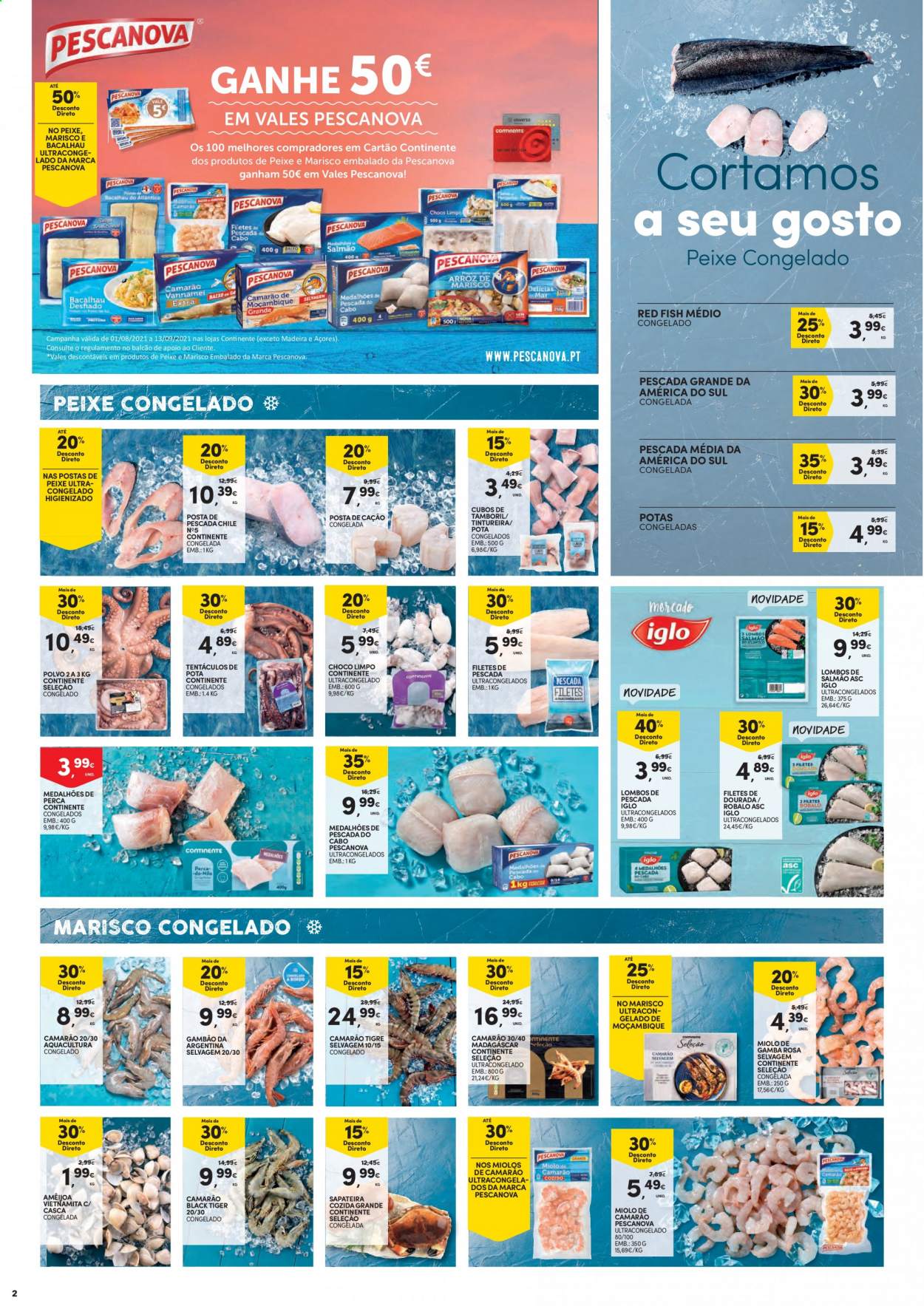 Folheto Continente - 17.8.2021 - 23.8.2021. Página 2