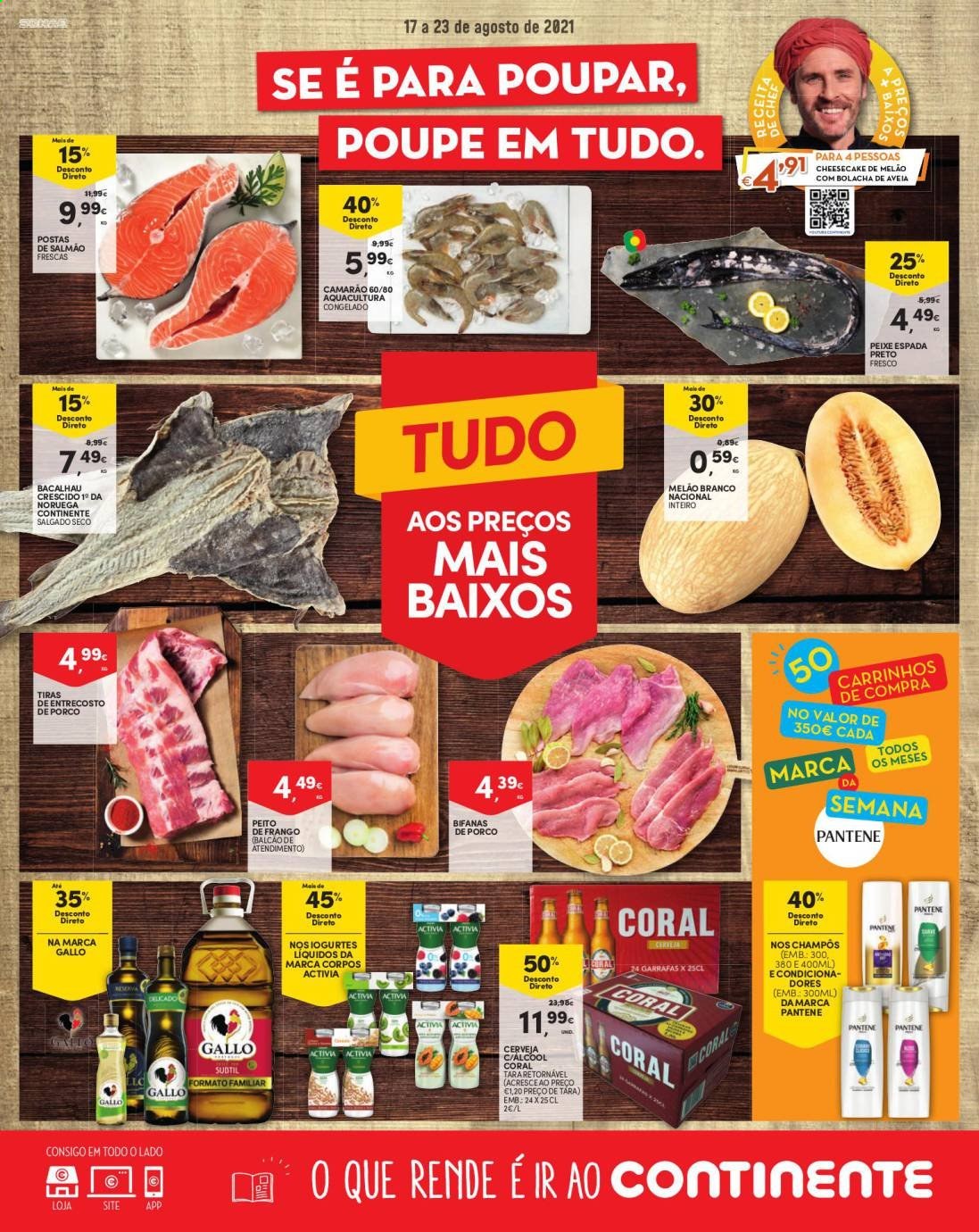 Folheto Continente Modelo - 18.8.2021 - 18.8.2021. Página 1