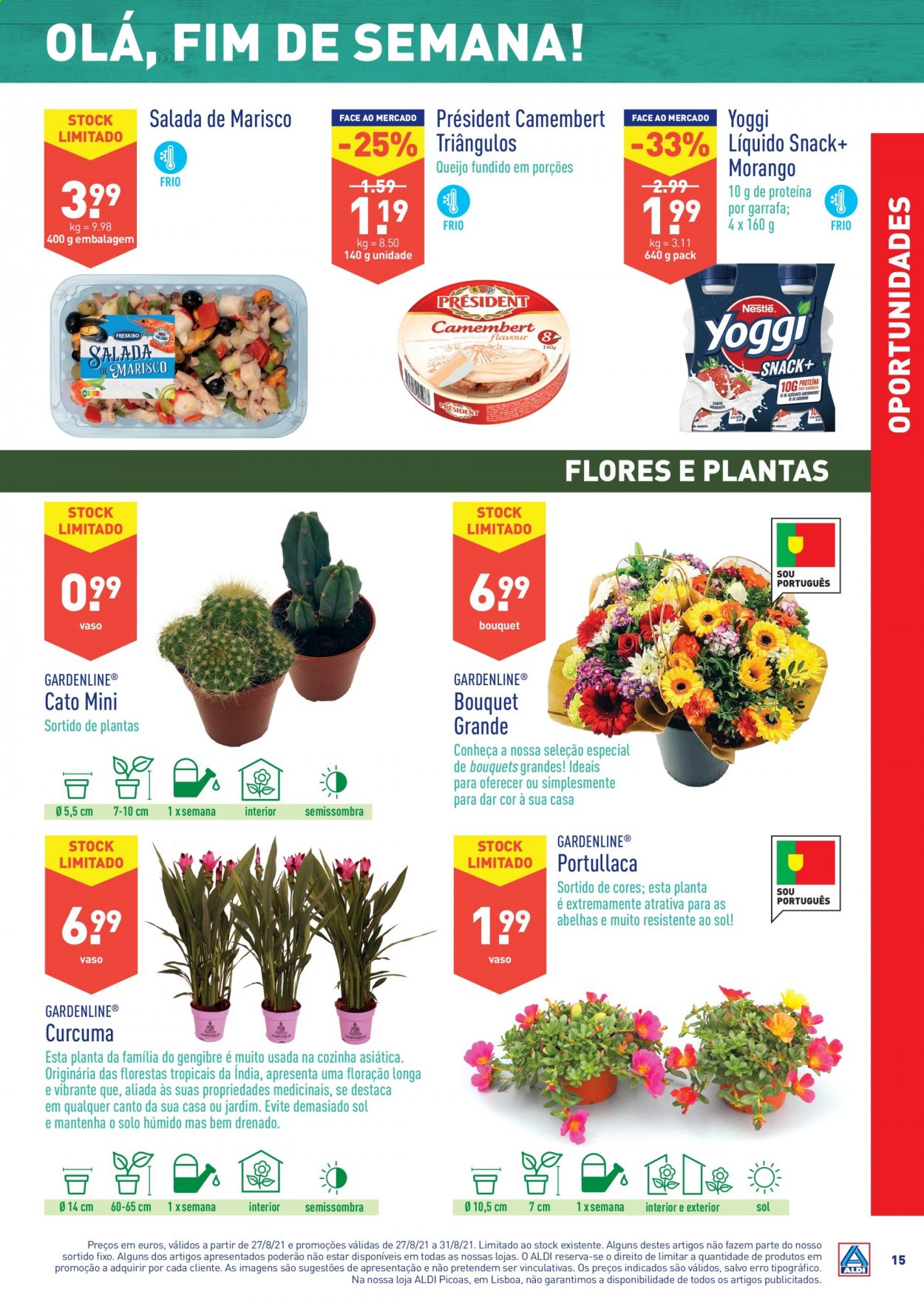 Folheto Aldi - 25.8.2021 - 31.8.2021. Página 15