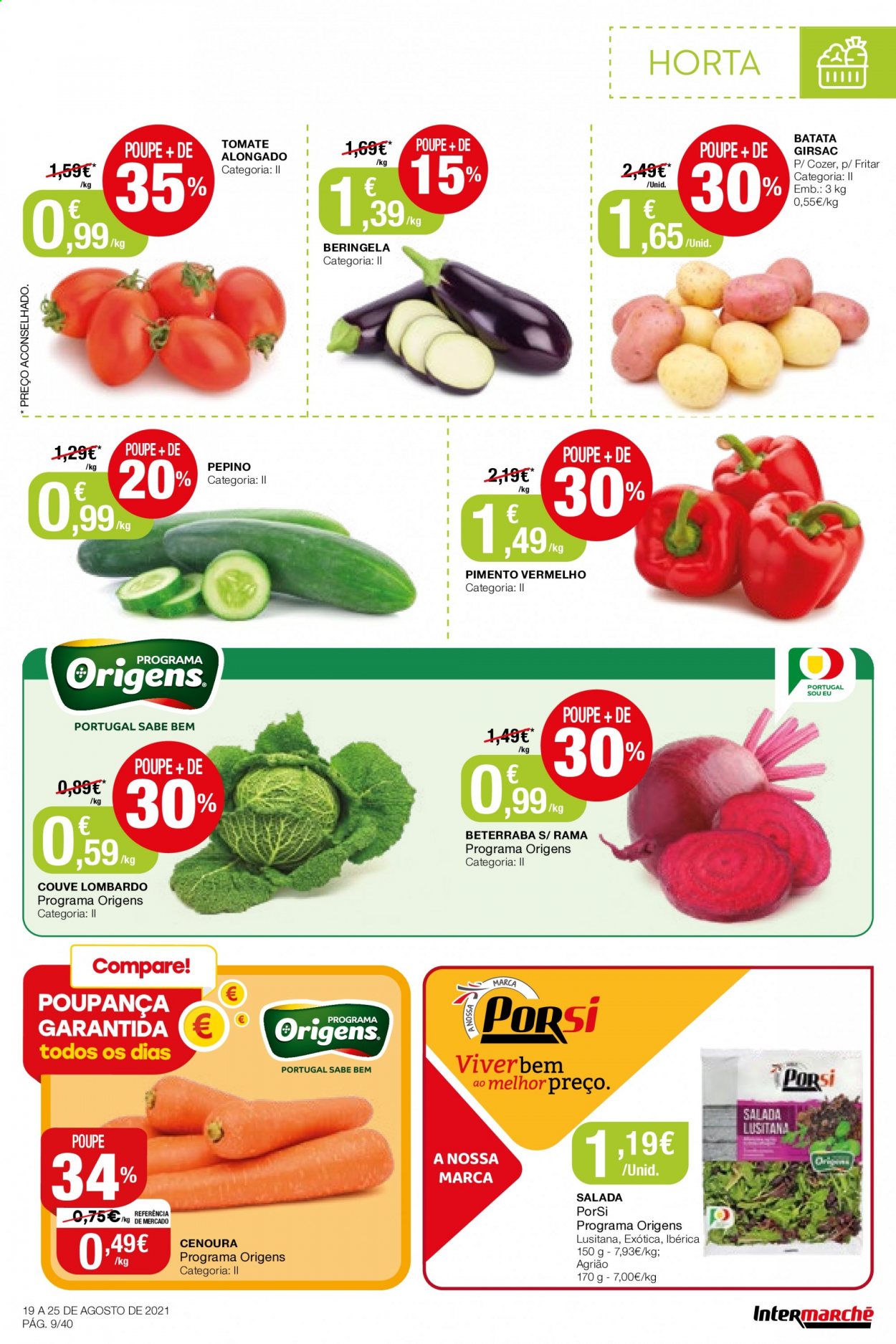 Folheto Intermarché - 19.8.2021 - 25.8.2021. Página 9