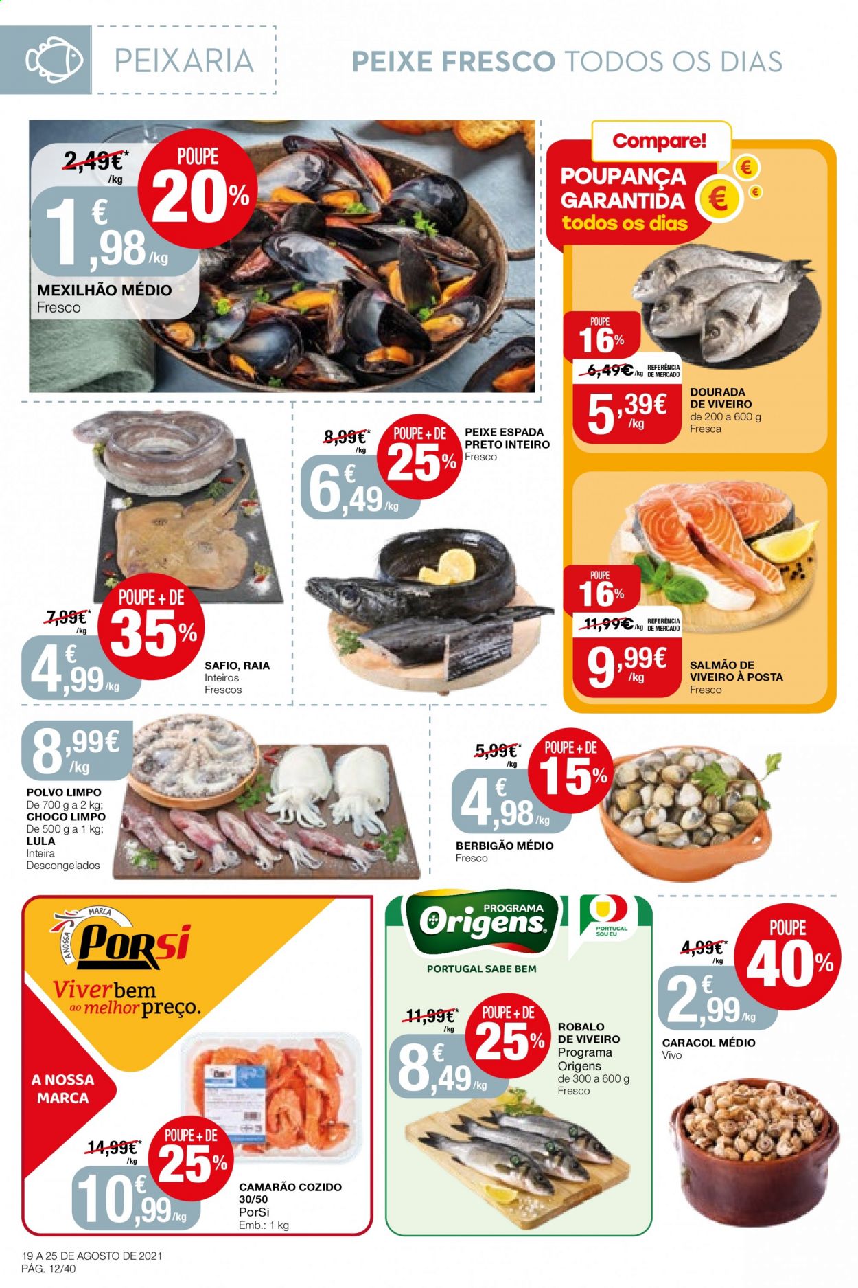 Folheto Intermarché - 19.8.2021 - 25.8.2021. Página 12